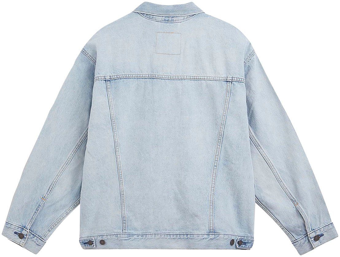 Levi's® Plus Jeansjack Big trucker met knoopsluiting en borstzakken