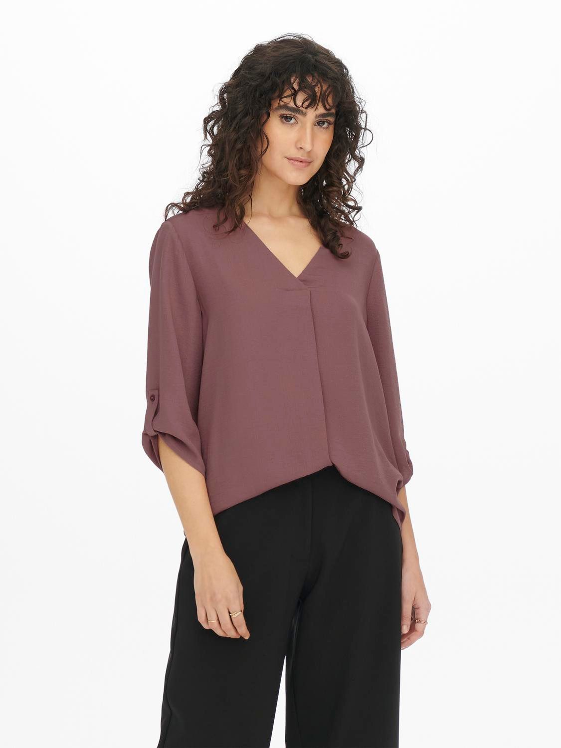 JDY Shirtblouse JDYDIVYA LIFE 3/4 TOP WVN NOOS