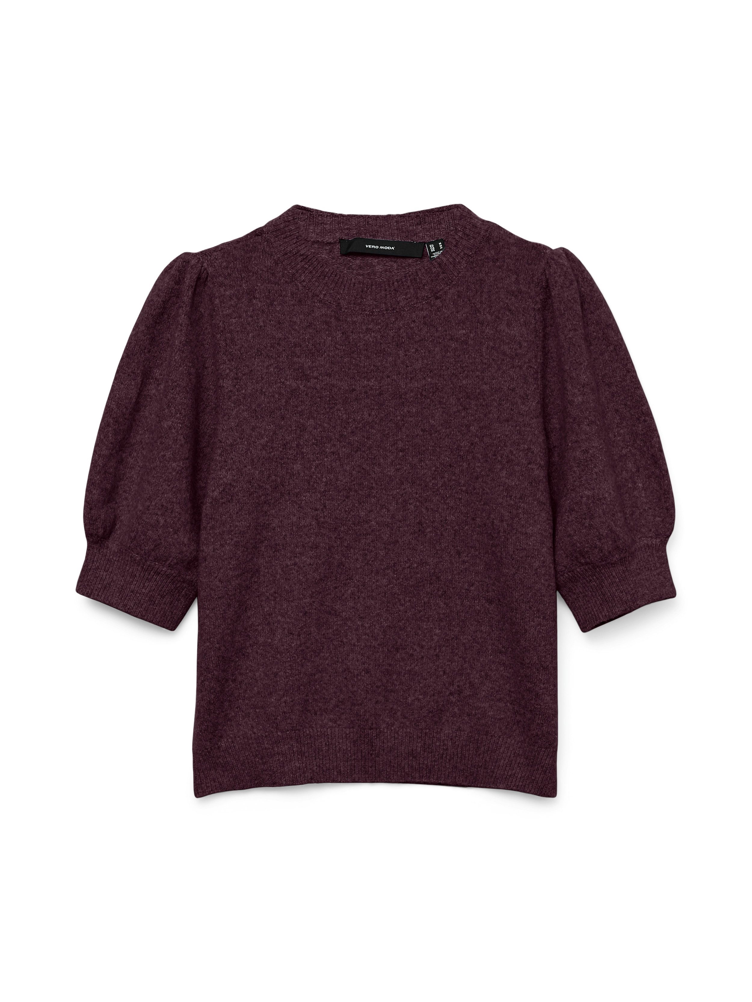 Vero Moda Gebreide trui VMDOFFY 2/4 O-NECK PULLOVER GA NOOS