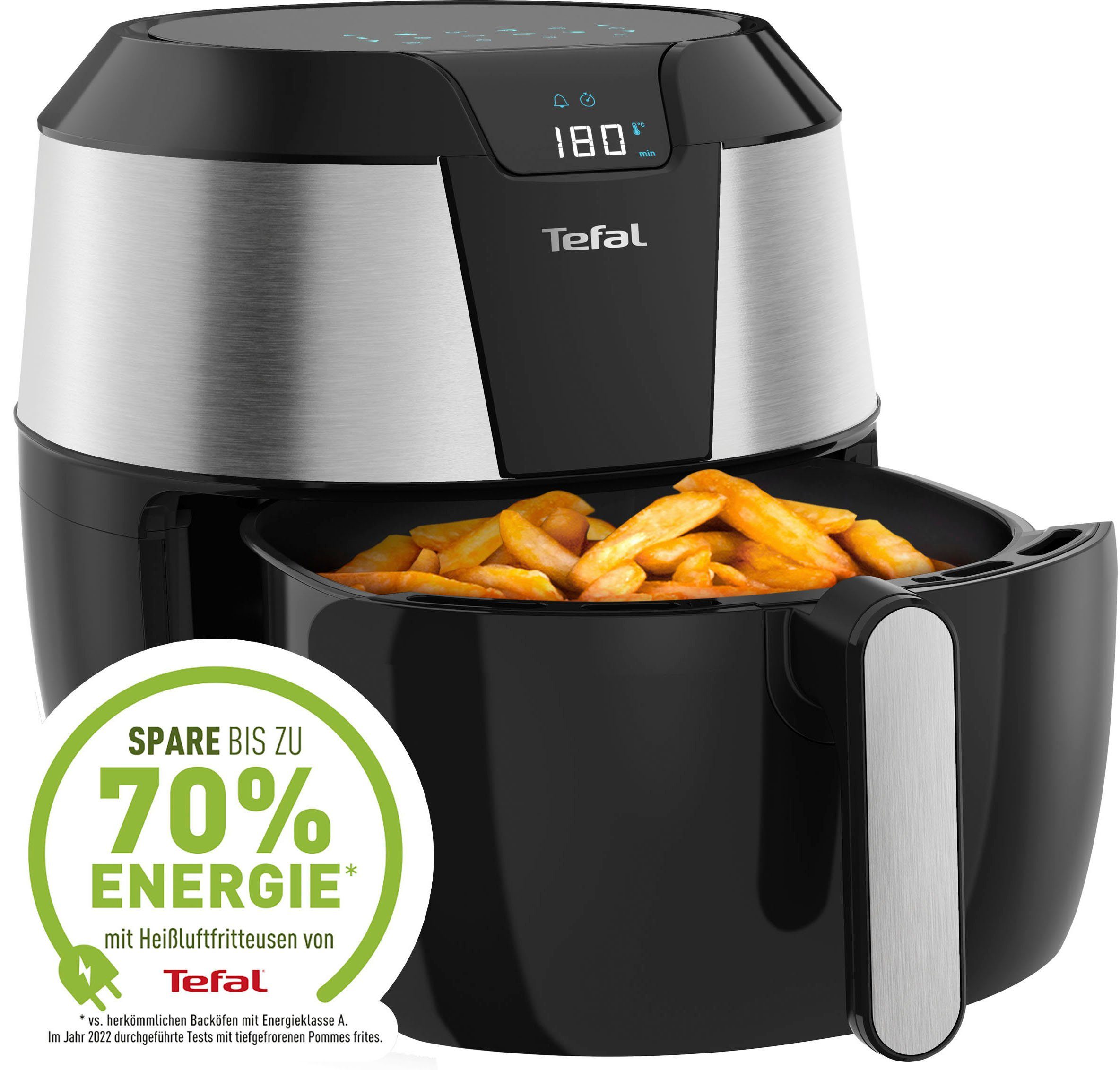 Tefal Airfryer EY701D.HERO Easy Fry XXL met accessoireset Capaciteit 1