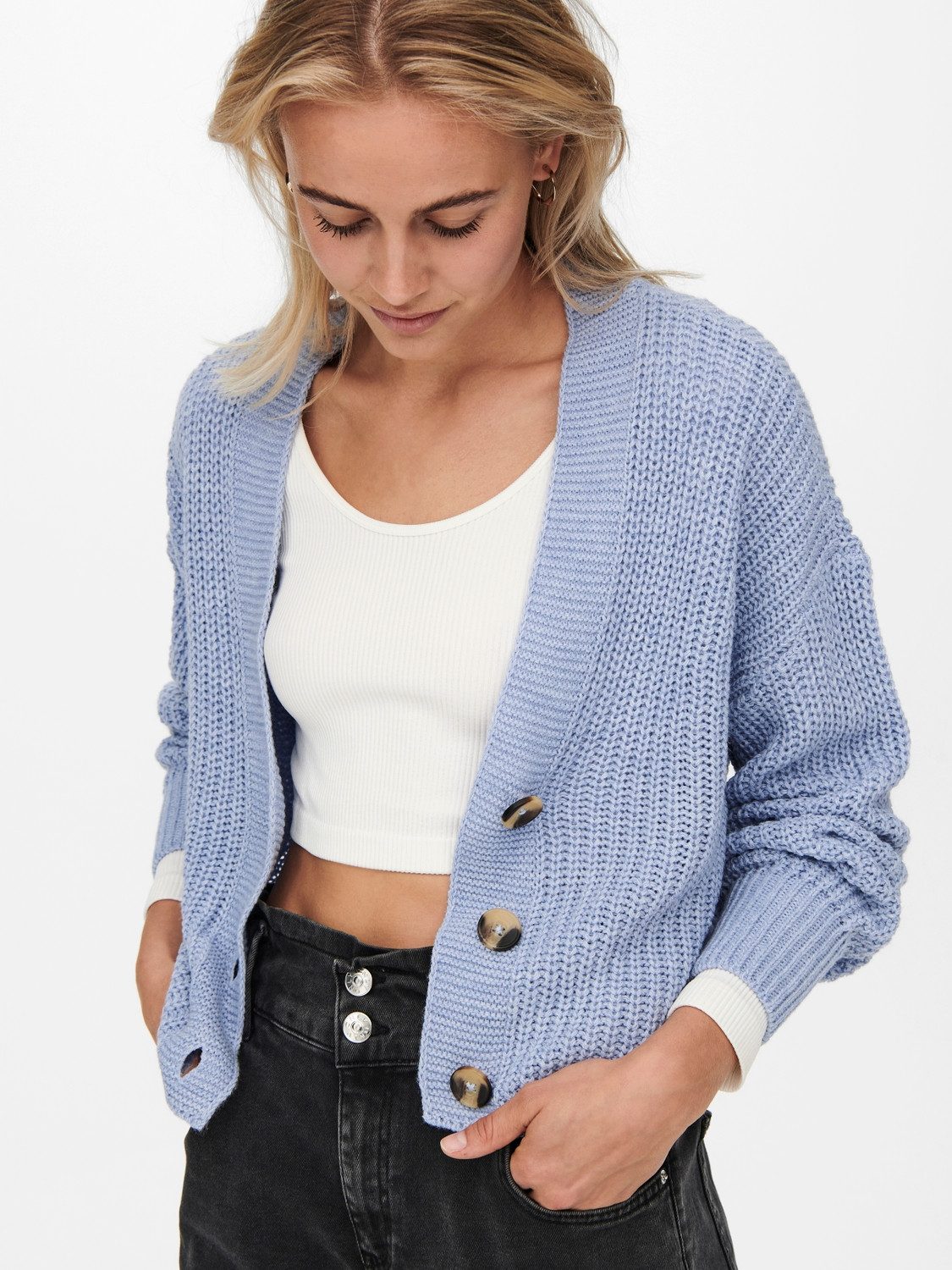 Only Vest ONLCAROL NICE L/S CARDIGAN KNT NOOS