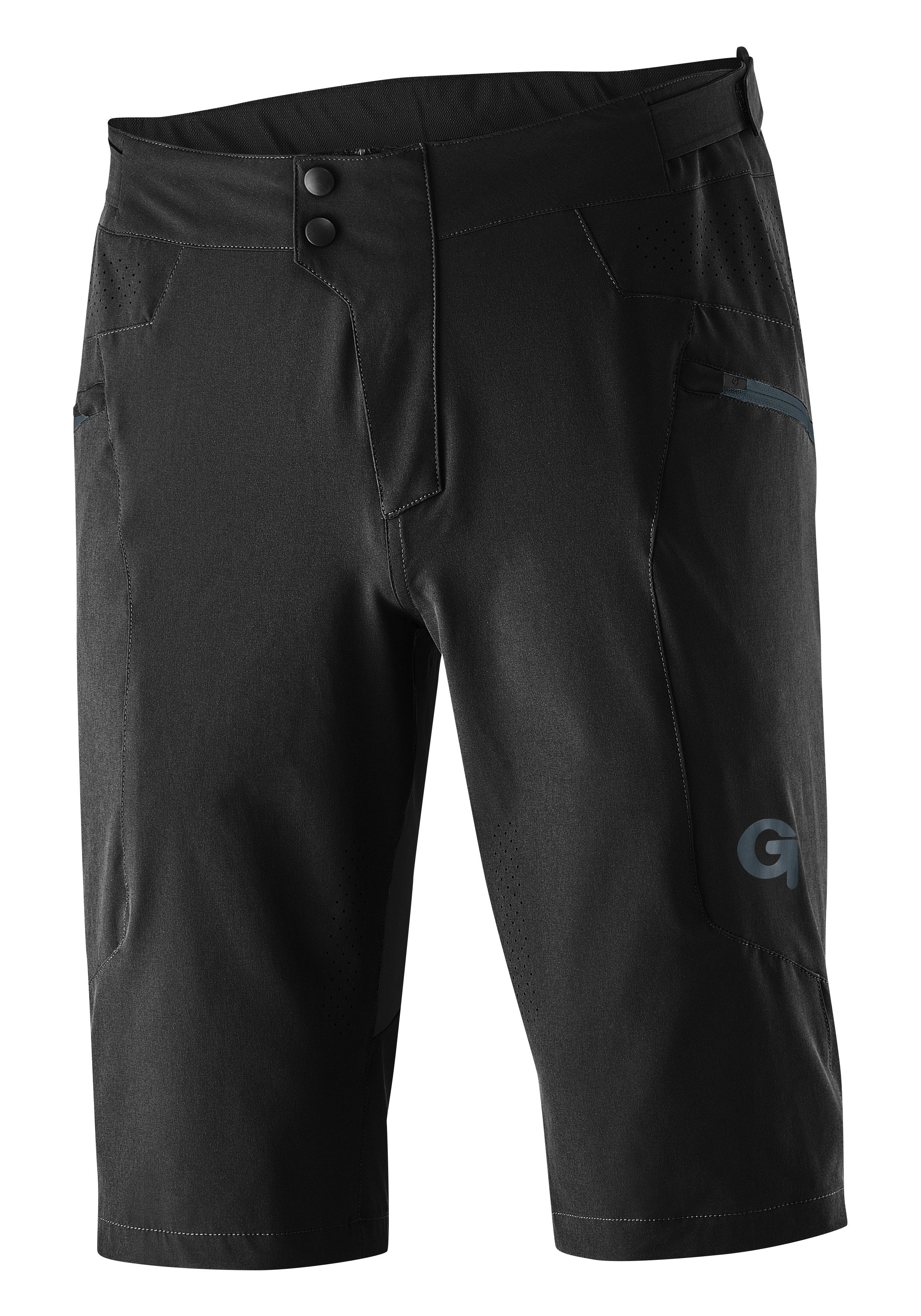 Gonso Fietsbroekje VALDES Heren bike-shorts, ademende MTB fietspants, verstelbare band
