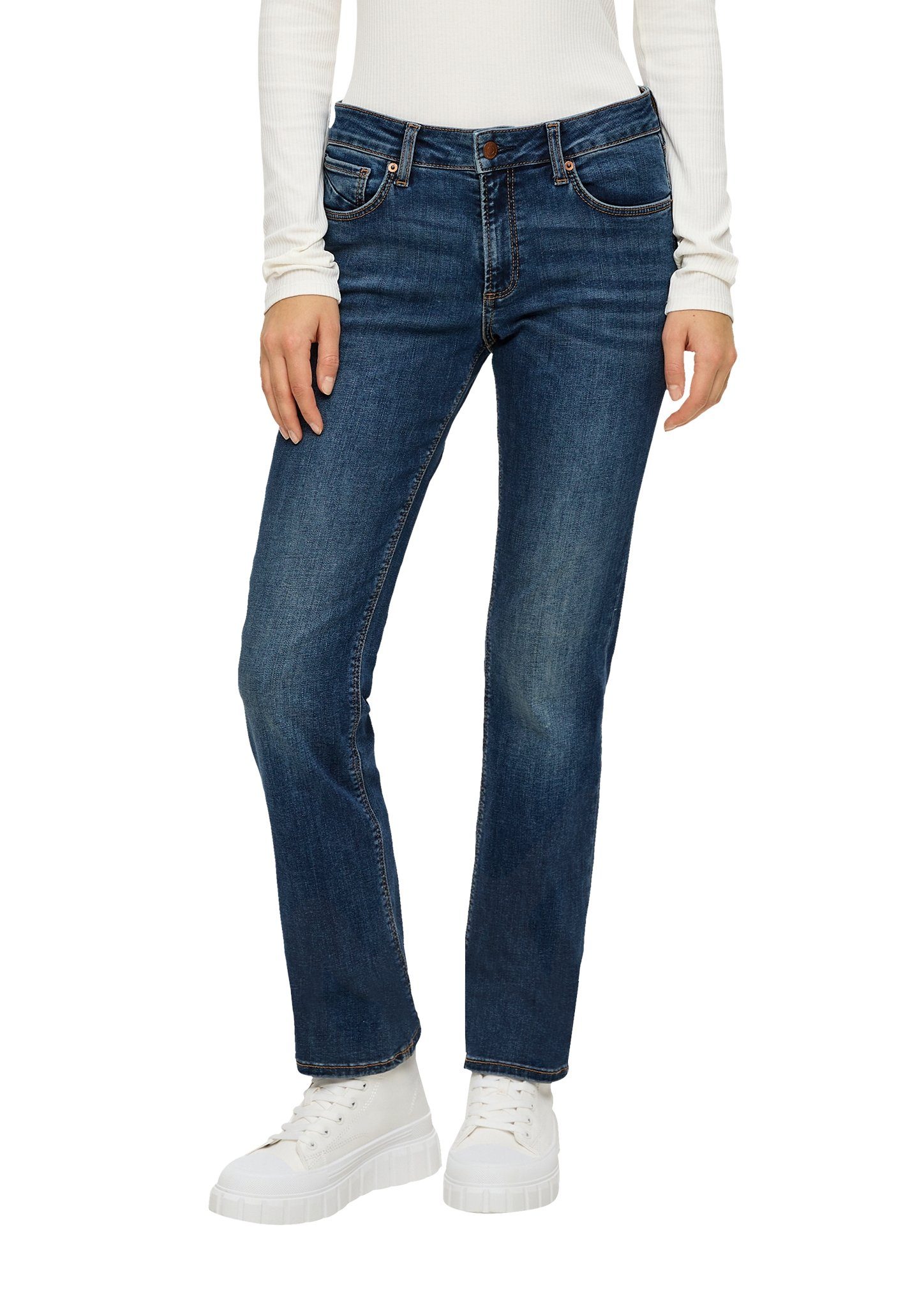 Q S designed by 5-pocket jeans Catie met stretchaandeel