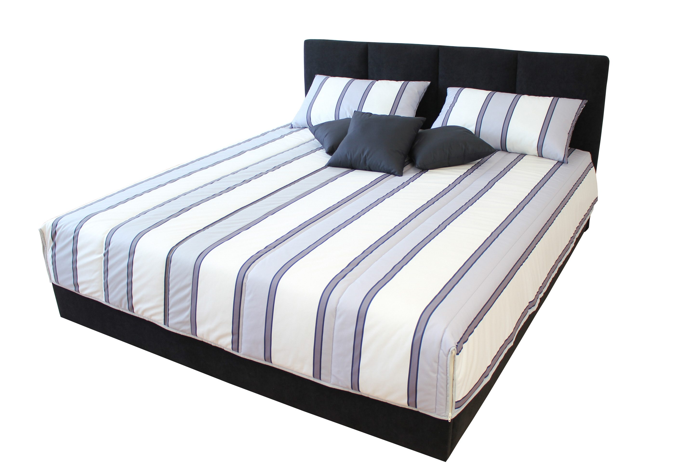 Westfalia Polsterbetten Gestoffeerd bed met bedkist bedden maat 150 cm x 210 cm x 42 cm zwart
