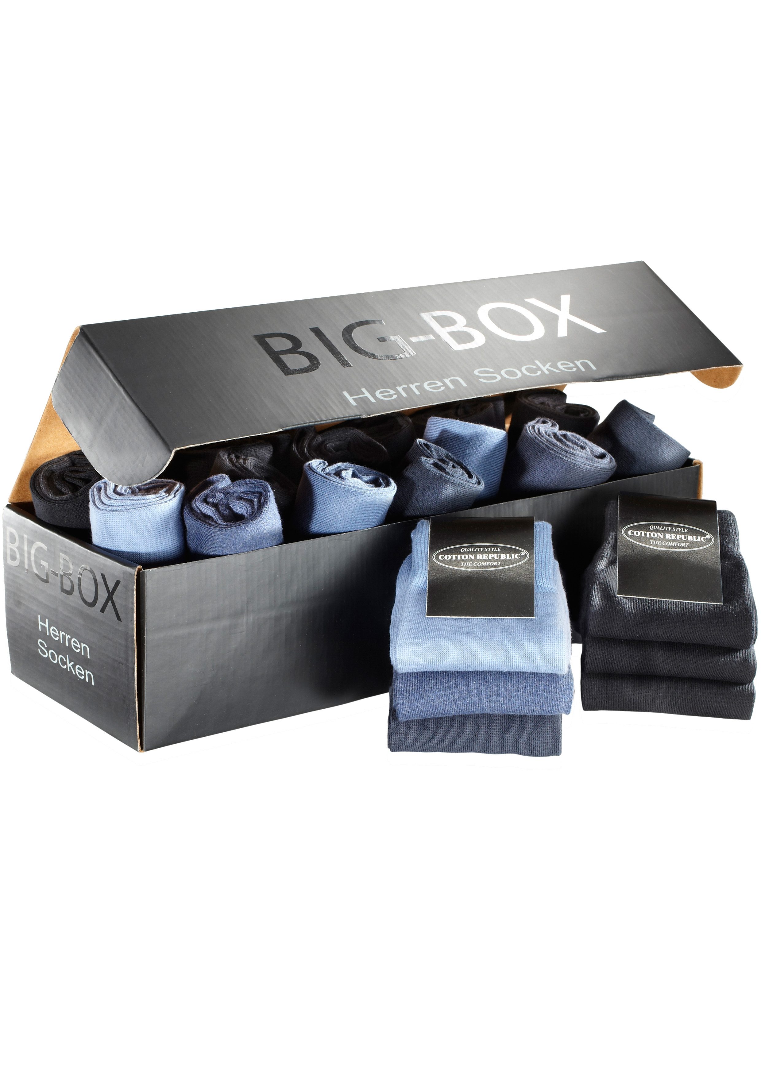 H.I.S Business-sokken in big box (box, 20 paar)