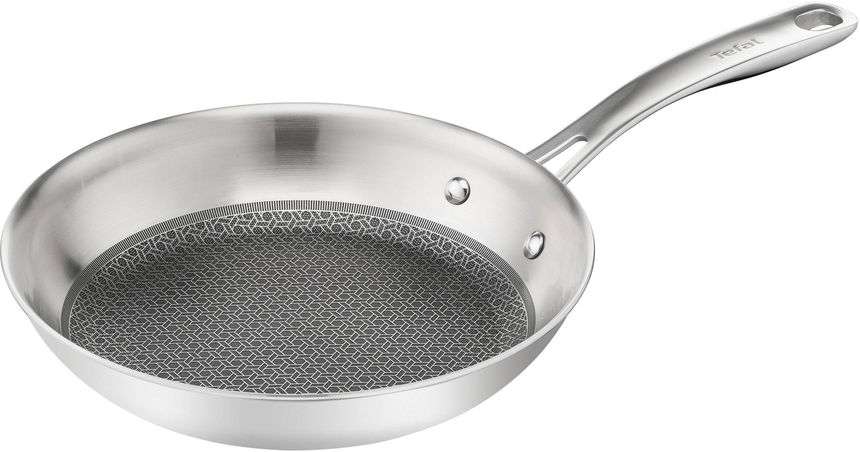 Tefal Koekenpan Eternal Mesh Triply 3-laags materiaal, mesh-coating, geschikt voor alle kookplaten, inductie (1-delig)