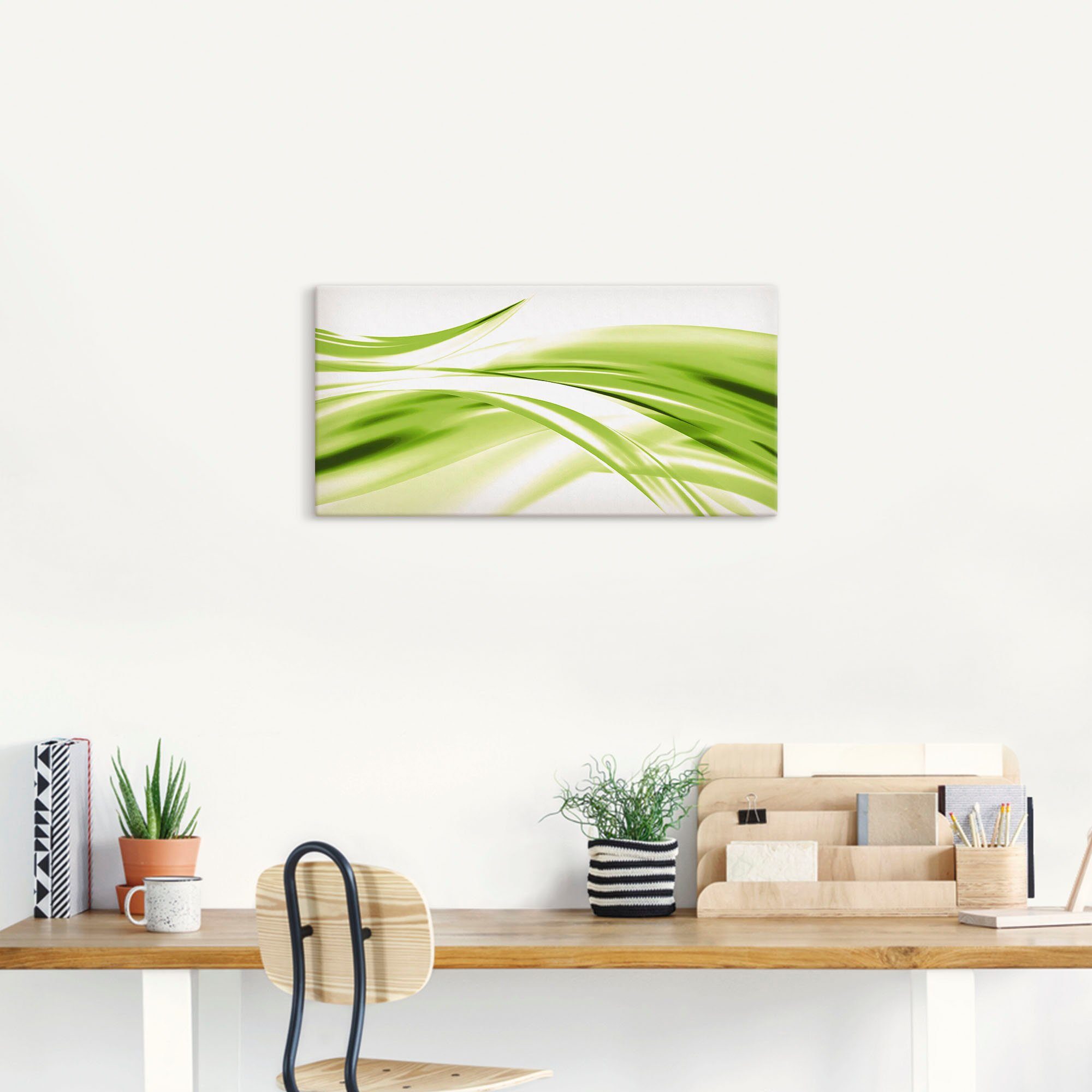 Artland Artprint Mooie golf - abstract als artprint van aluminium, artprint voor buiten, artprint op linnen, poster in verschillende maten. maten
