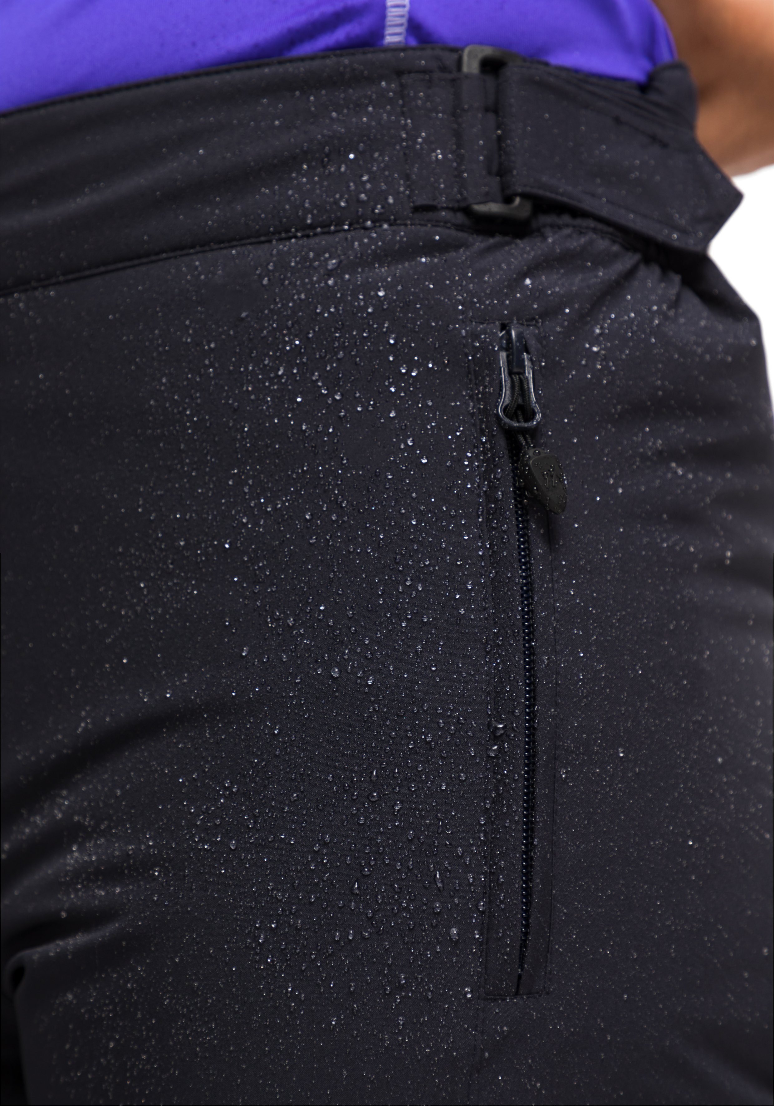 Maier Sports Skibroek Vroni slim Dames sneeuwbroek, wind- en waterdicht, 2 ritszakken, slim fit
