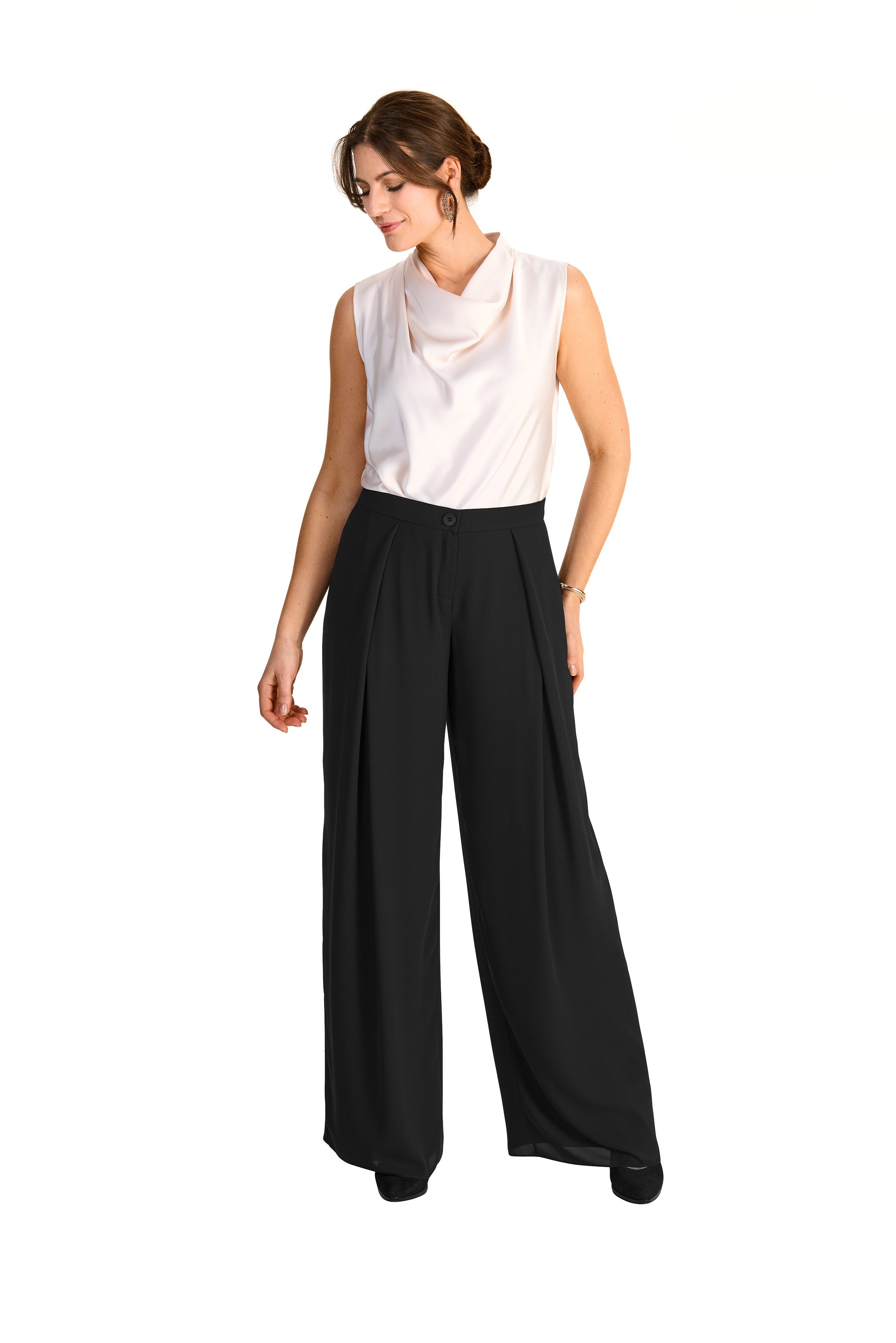 HERMANN LANGE Collection Stoffen broek in culotte-stijl