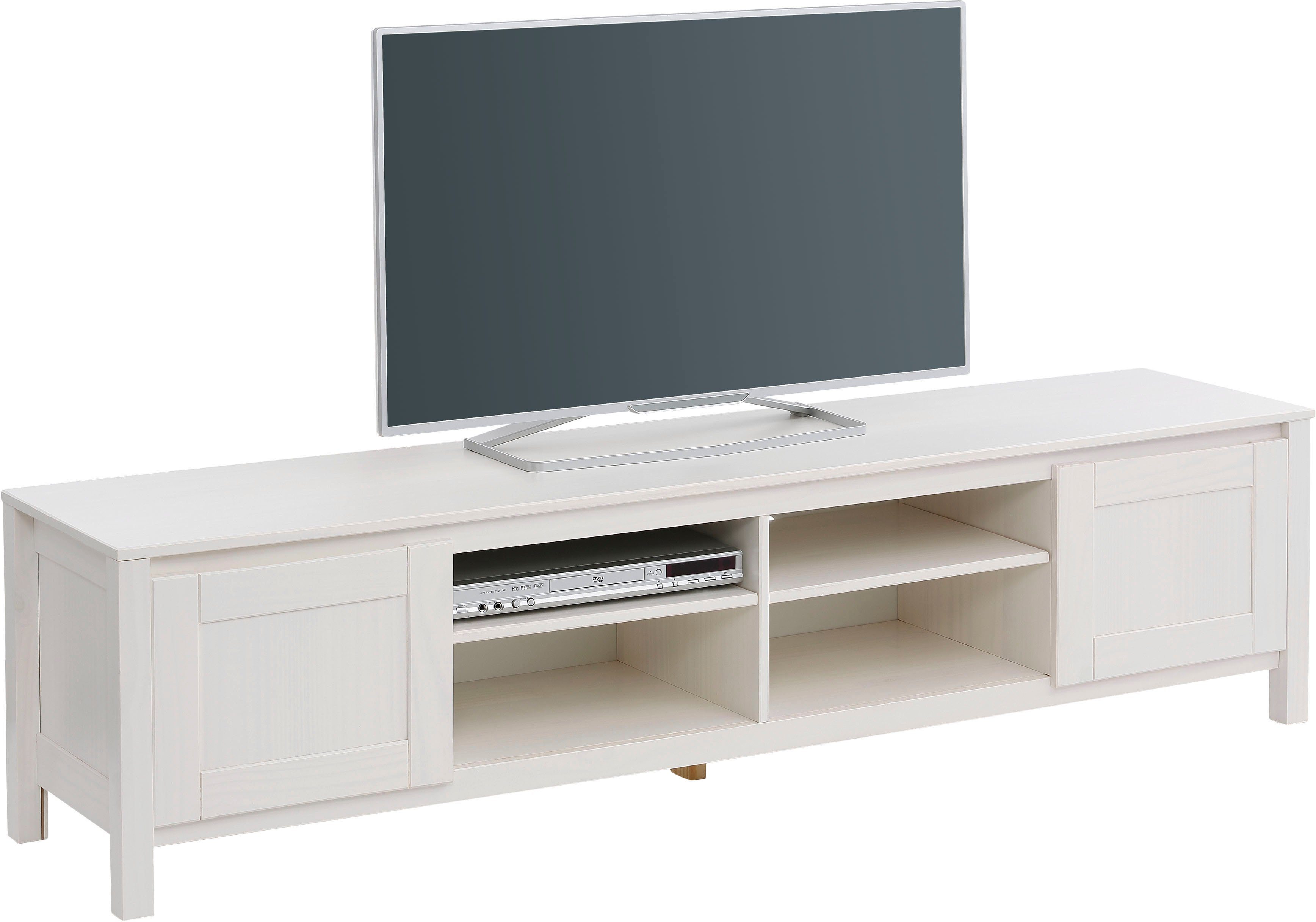 Home affaire Tv-meubel Kubo Breedte 180 cm in een tijdloos design