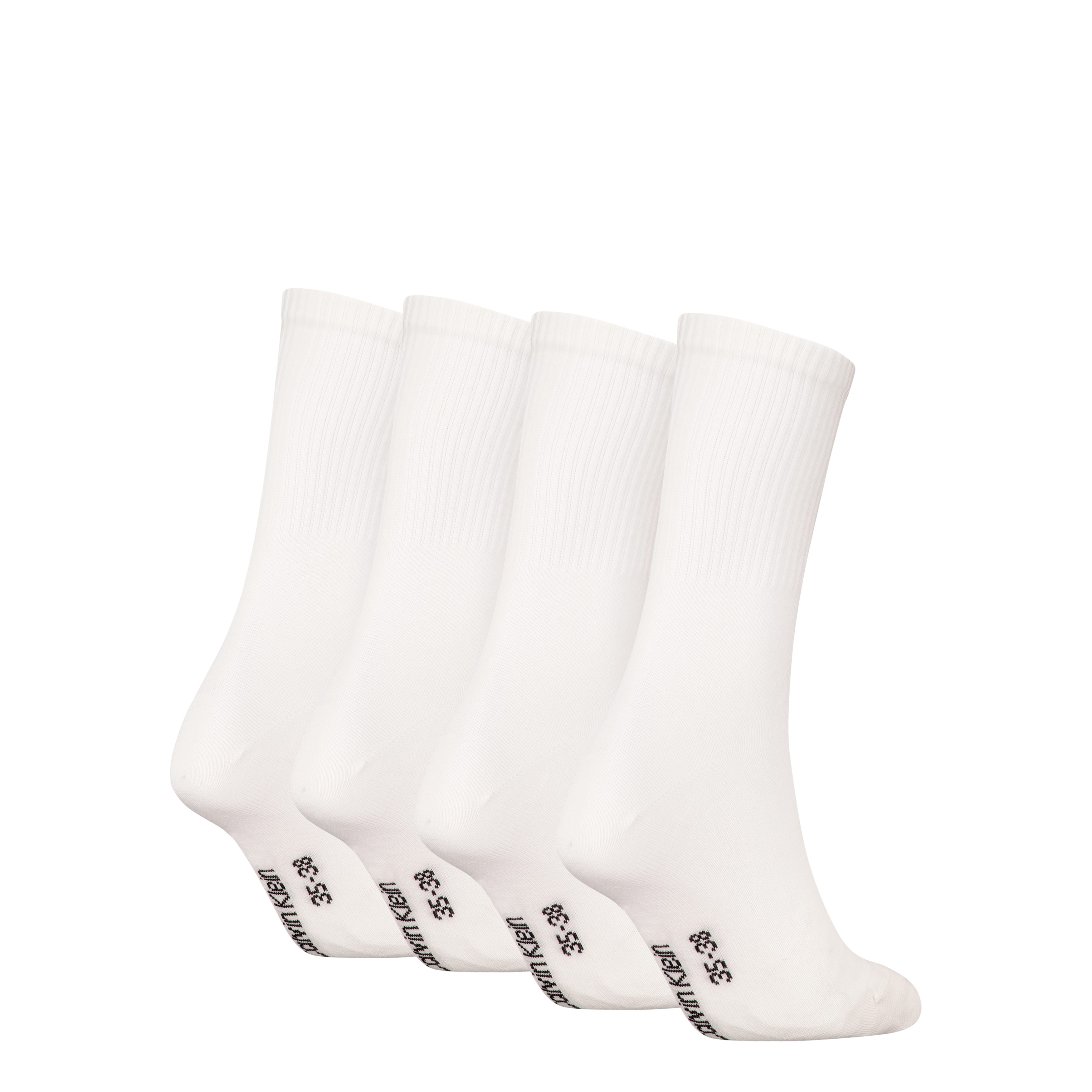 Calvin Klein Jeans Sokken CKJ WOMEN SOCK 4P MONOGRAM ECOMM (4 paar, 4 paar)