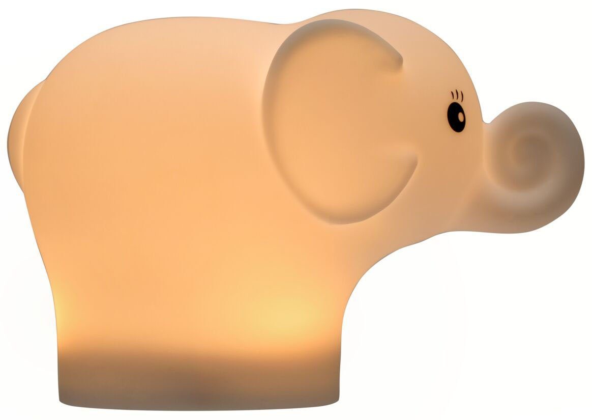 Pauleen Led-nachtlampje Night Elephant LED-module, olifant, BPA-vrij, kleurverandering RGBW (1 stuk)