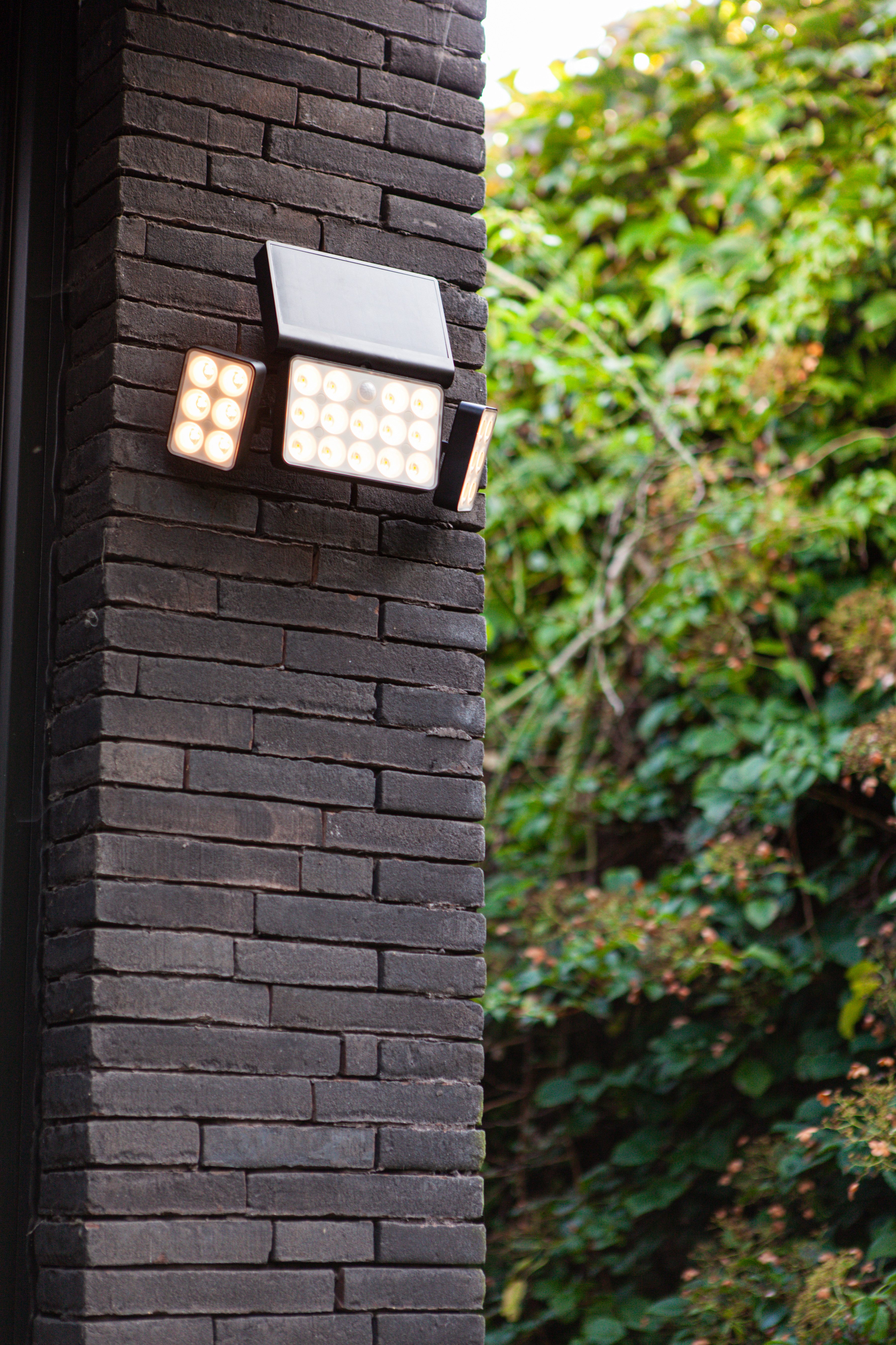 LUTEC Led-solarlamp Zonne-energie buitenwandlamp TUDA