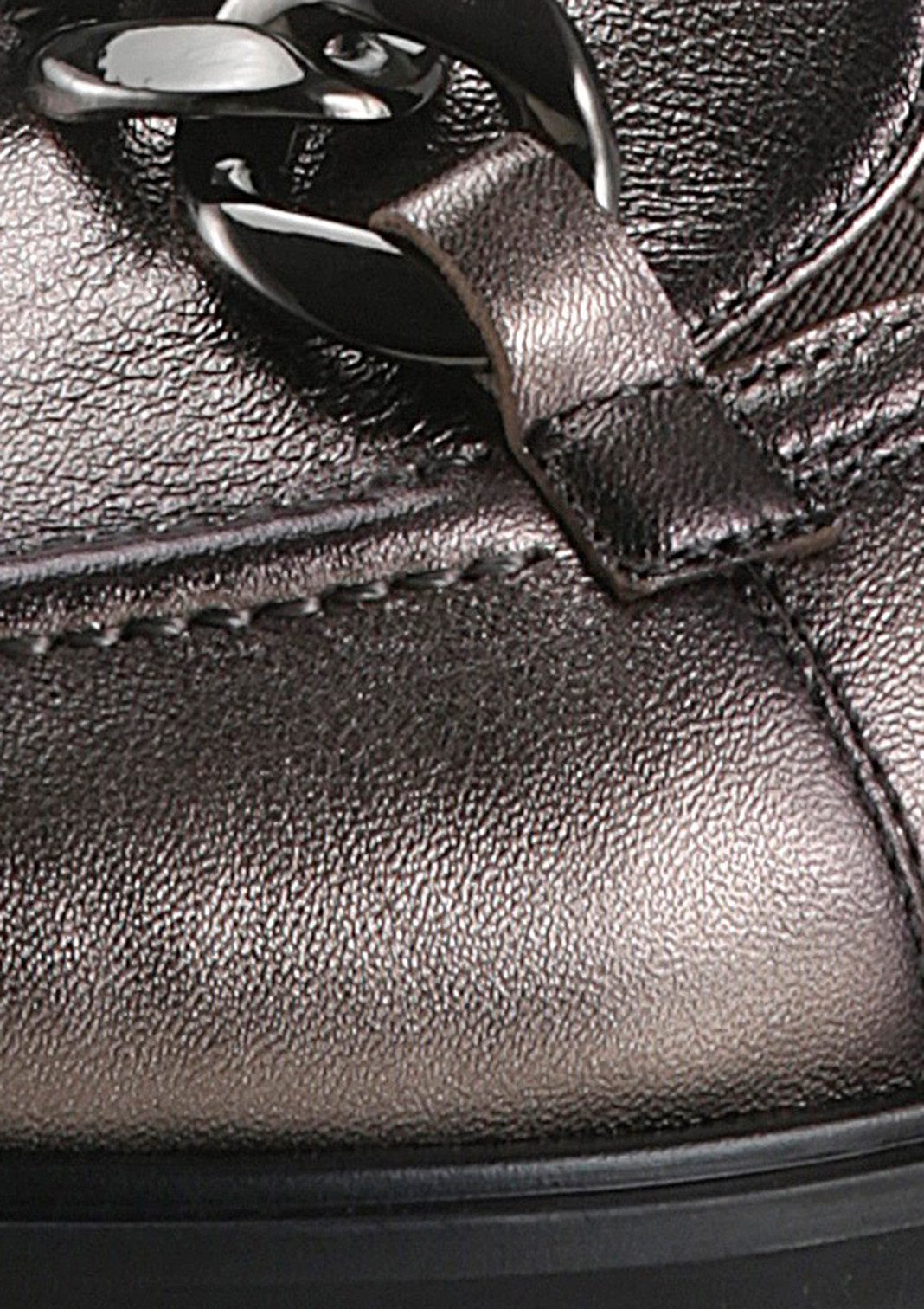 Tamaris Instappers loafer, lage schoen, instapschoen met elegante sierketting