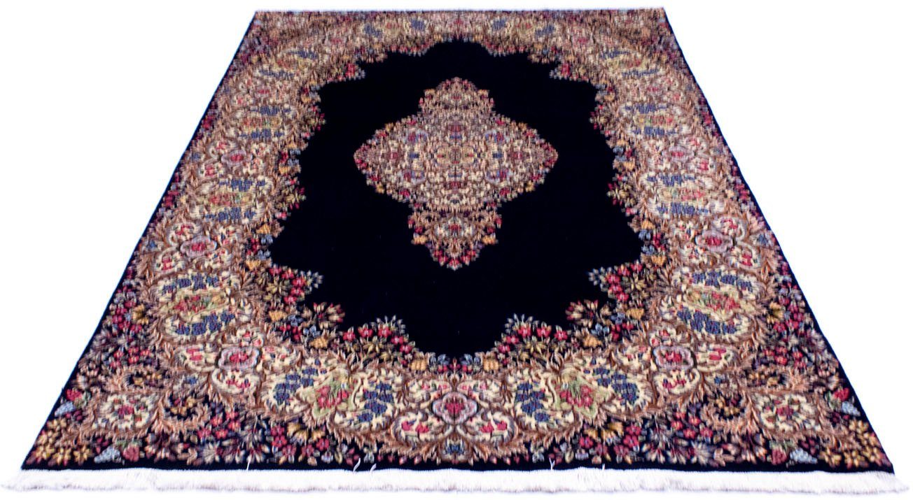 morgenland Wollen kleed Rafsanjan Teppich handgeknüpft blau-Perserteppich - Royal - 236 x 150 cm - blau