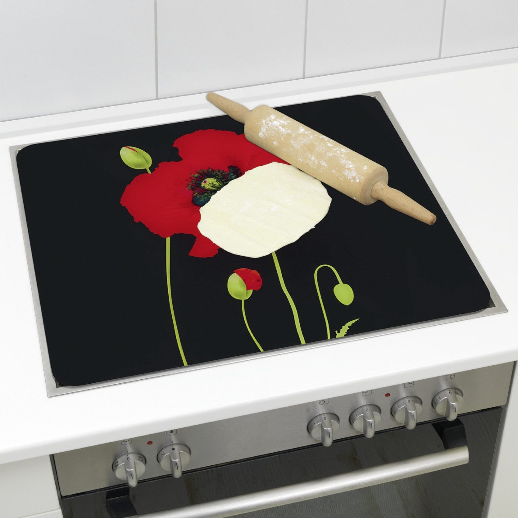 Maximex Kookplaatdeksel Multi Model Klaproos