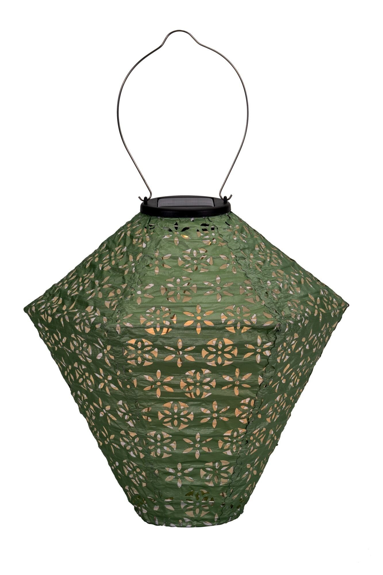 Pauleen Led-solarlamp Sunshine Flower lampion solar groen Tyvek vlies