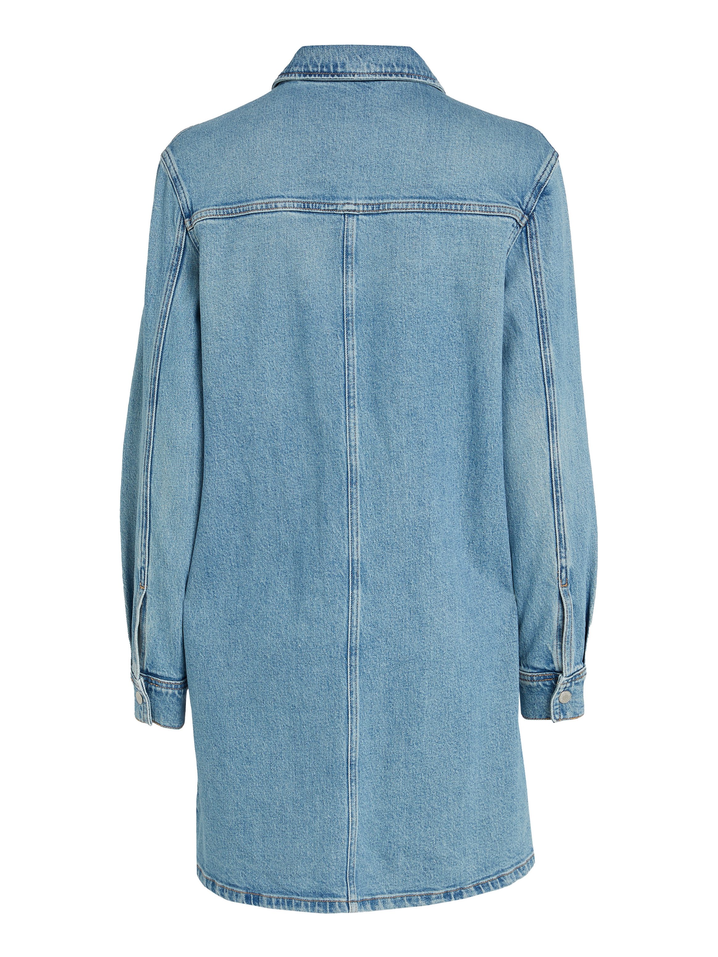 TOMMY JEANS Blousejurk ALINE LS DRESS CH6119 EXT