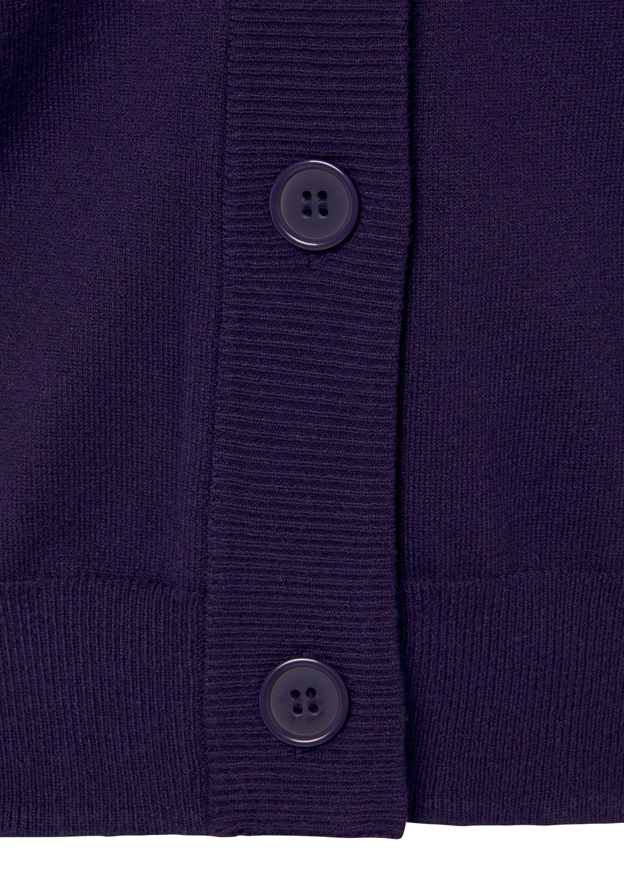 Lascana Vest -lounge jas in korte vorm loungewear