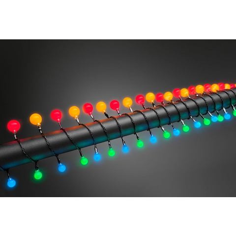 Motief lichtketting Bollen Buiten Werkt op het lichtnet LED RGB Verlichte lengte: 6.32 m Konstsmide 