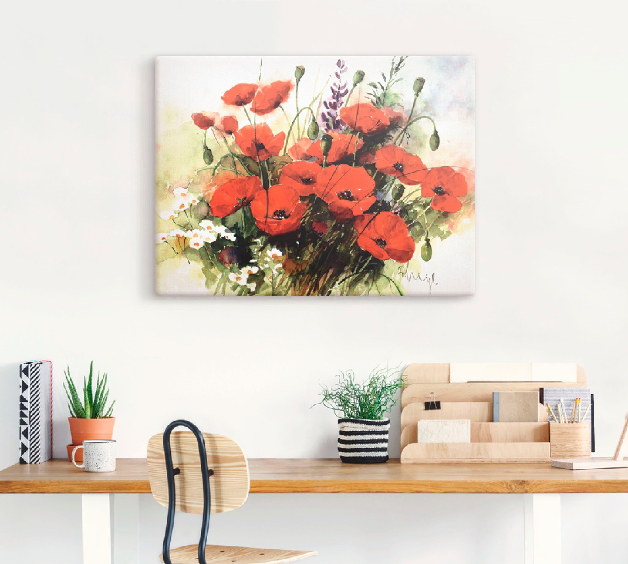 Artland Artprint Bloemen samenstelling III als artprint op linnen, poster, muursticker in verschillende maten