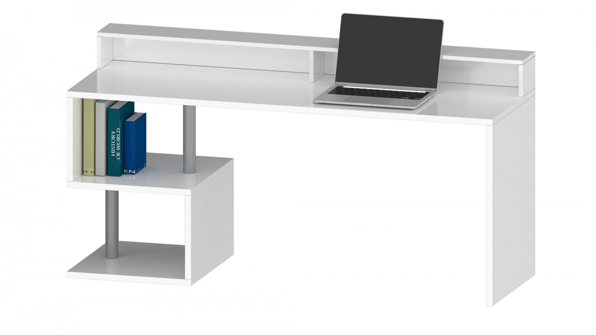 INOSIGN Bureau Essence, modern ontwerp in verschillende breedtes, met en zonder monitorsteun, gemaakt in italië