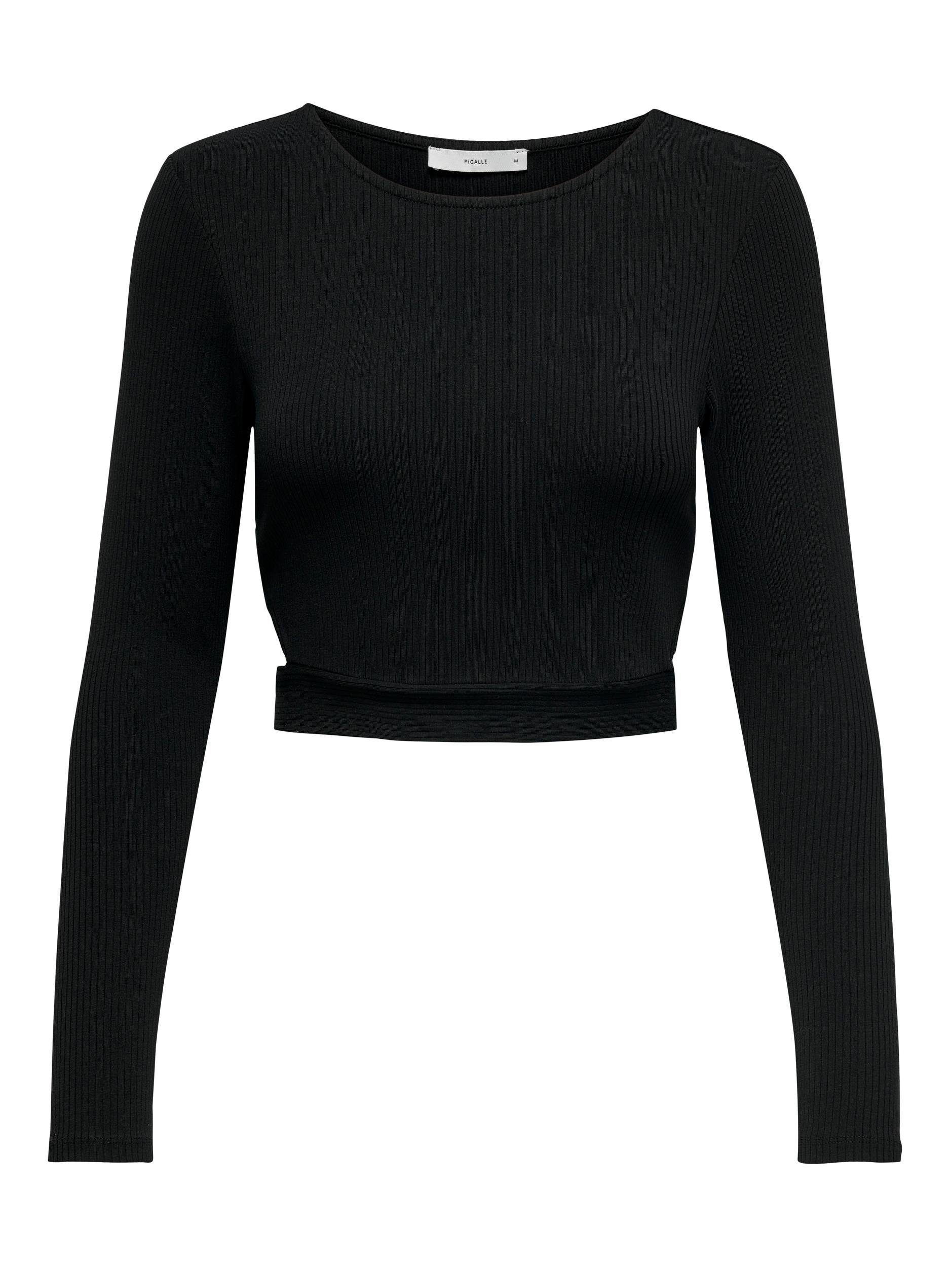Only Shirt met ronde hals ONLNIKITA L/S TOP JRS