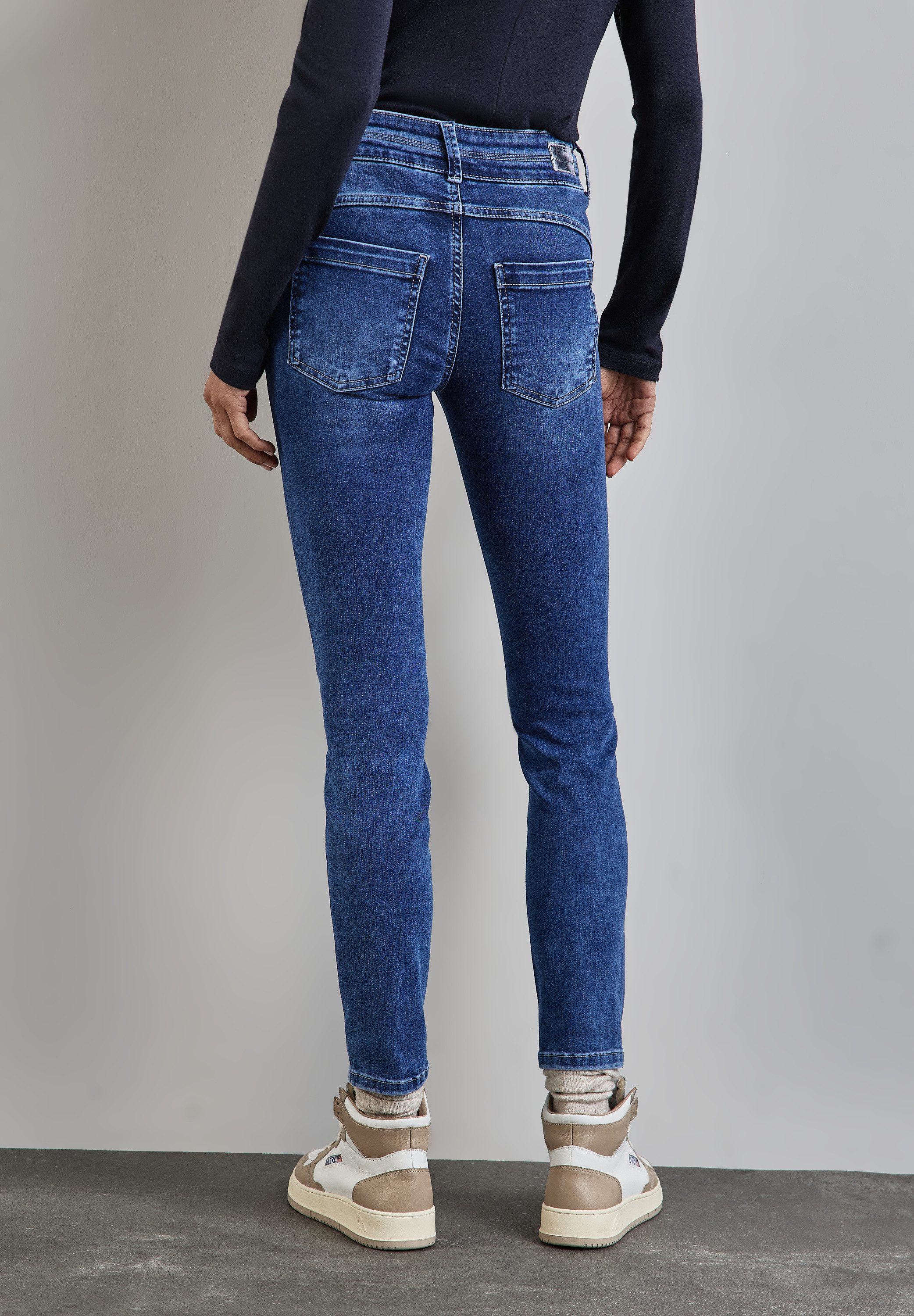 STREET ONE Slim fit jeans Style York 5-pocket stijl met stretch
