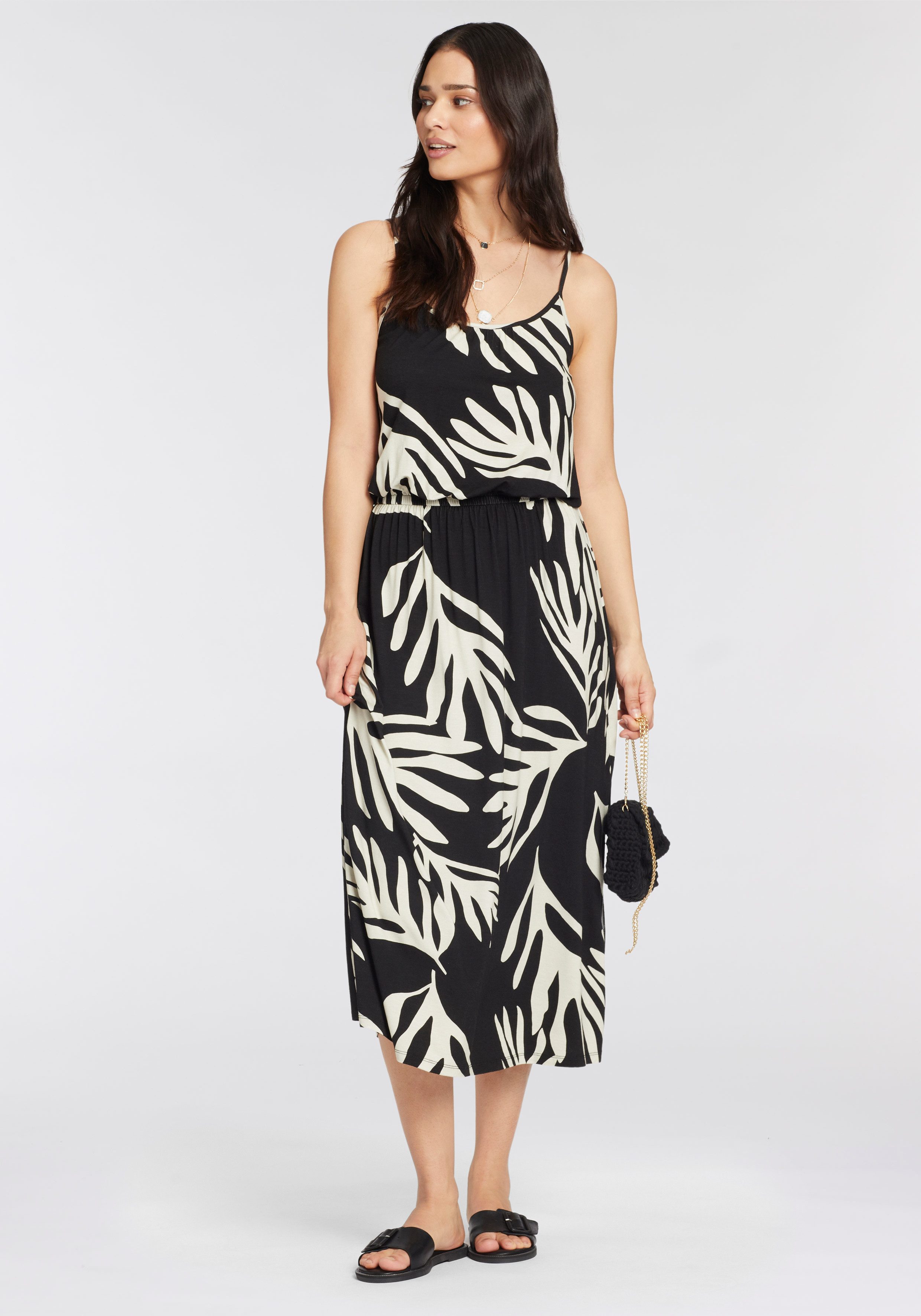 Laura Scott Zomerjurk met elegante print all-over