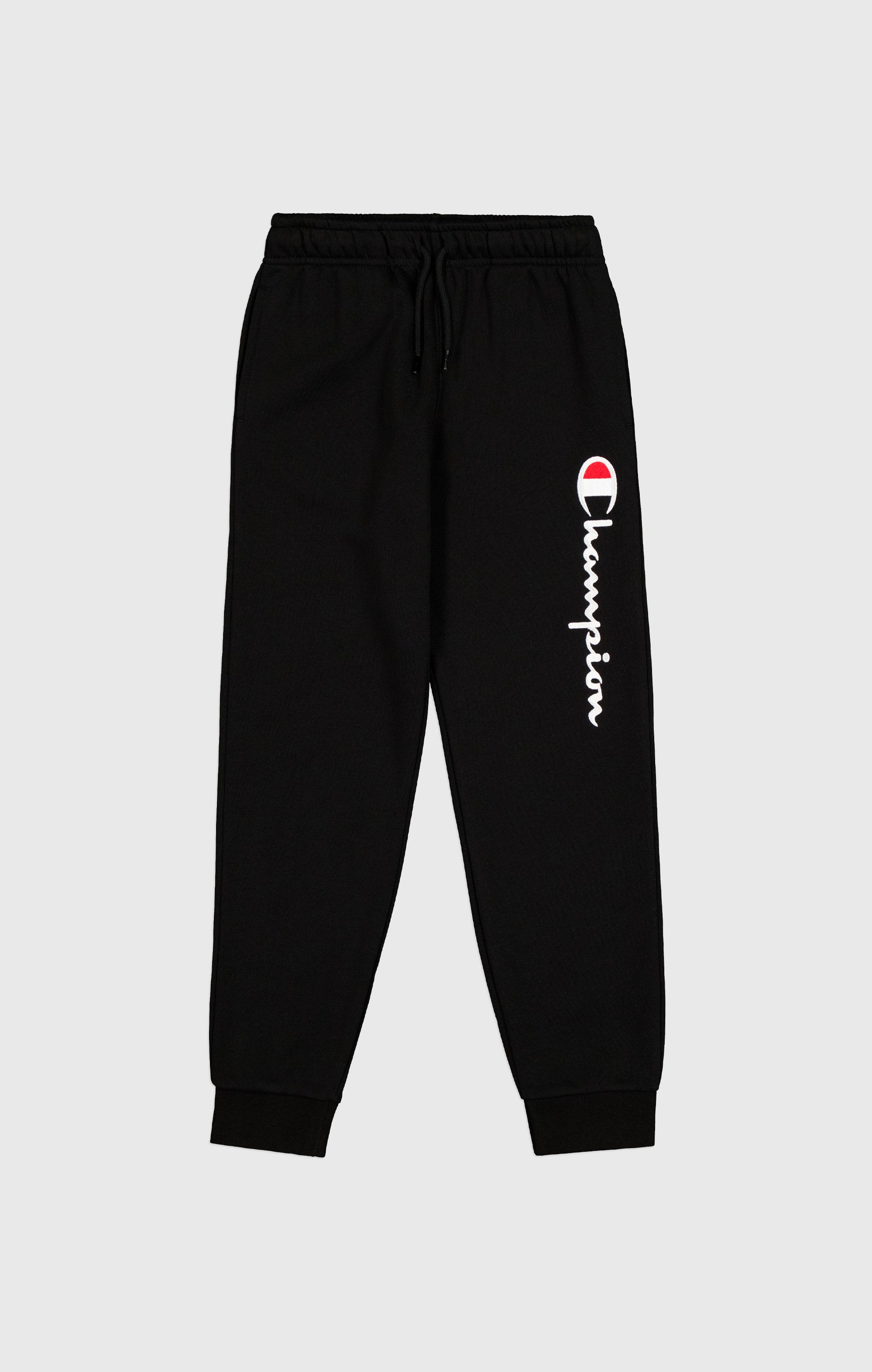 Champion Big Logo Fleece Rib Cuff Joggingbroek Junior