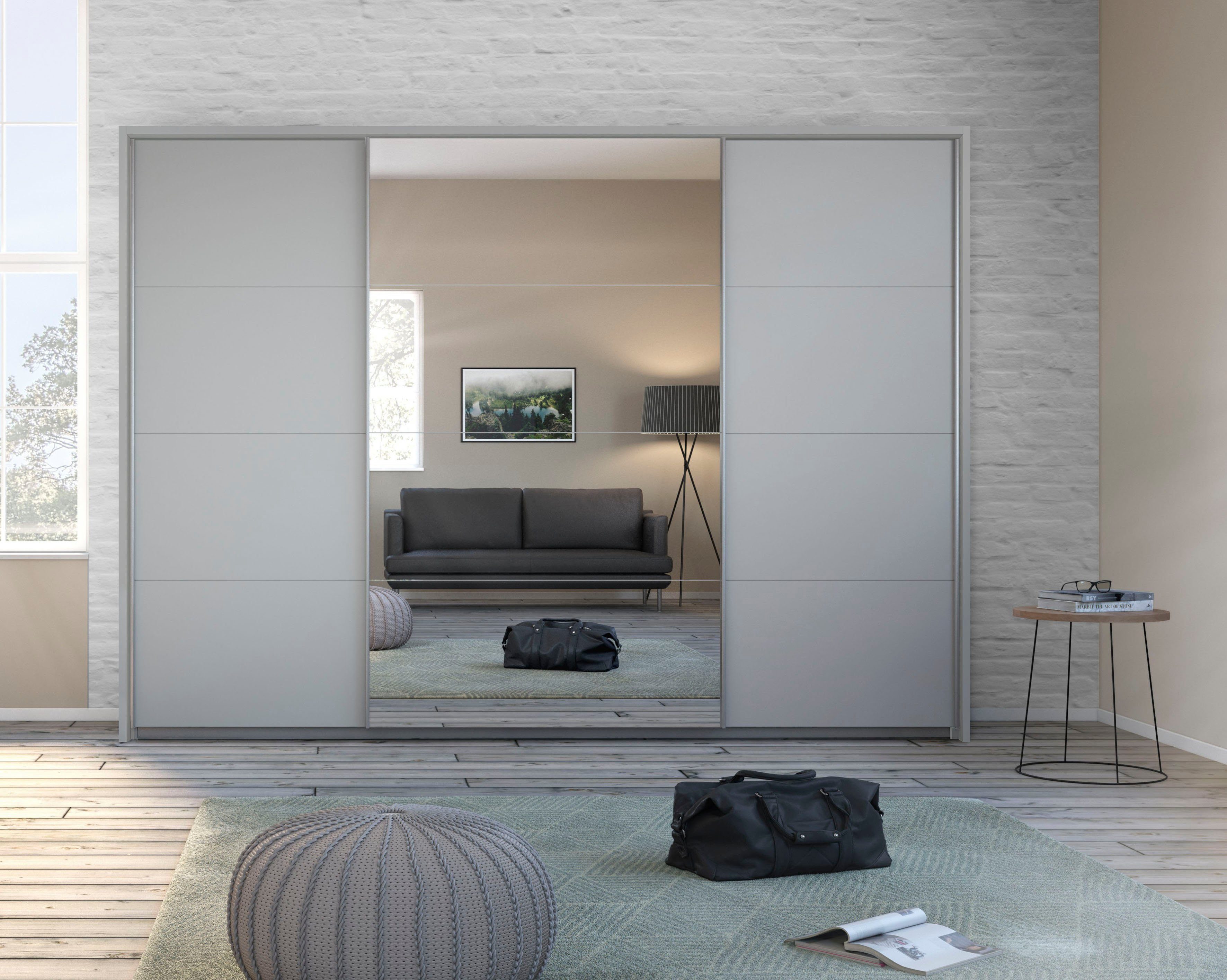 rauch Zweefdeurkast Kledingkast TOMA met passe-partout incl. rek inzet en extra legplanken made in germany