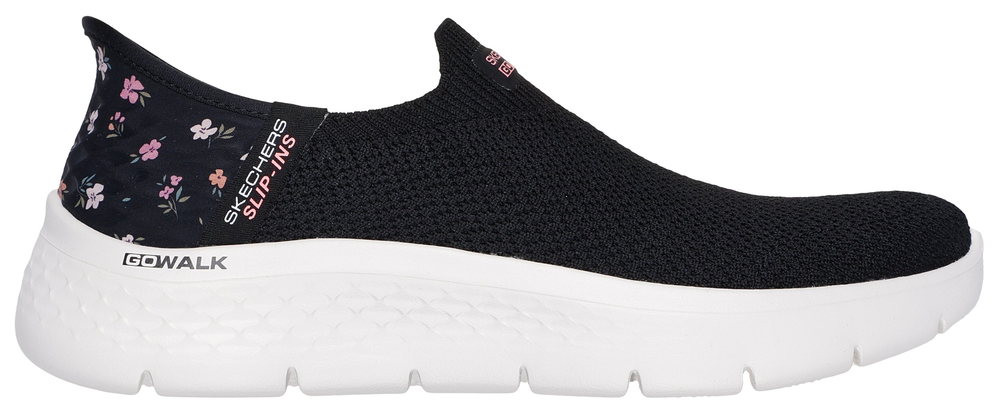 Skechers Slip-on sneakers GO WALK FLEX-SUNSET ROSE , vrijetijdsschoen, vegan met skechers handsfree slip-ins functie