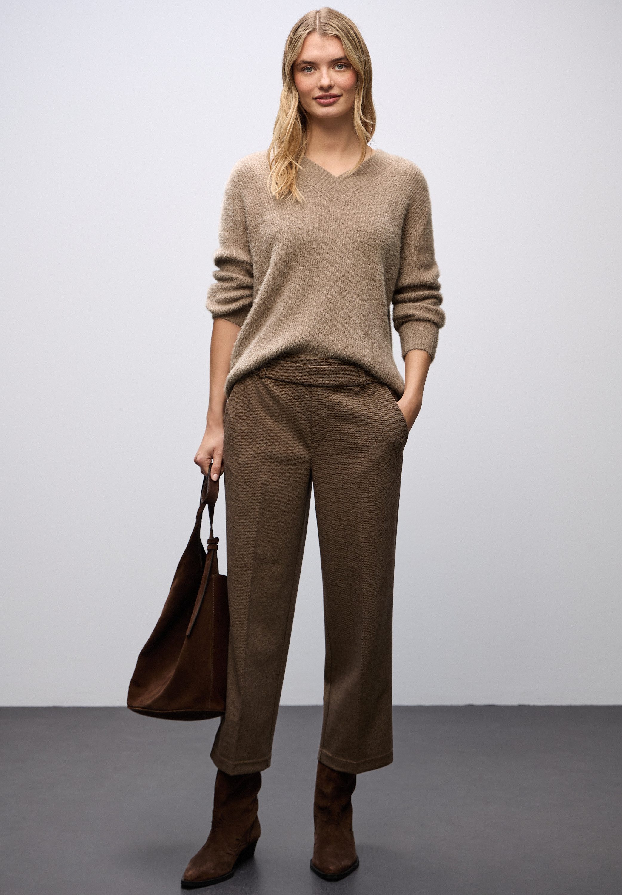 STREET ONE Trui met V-hals