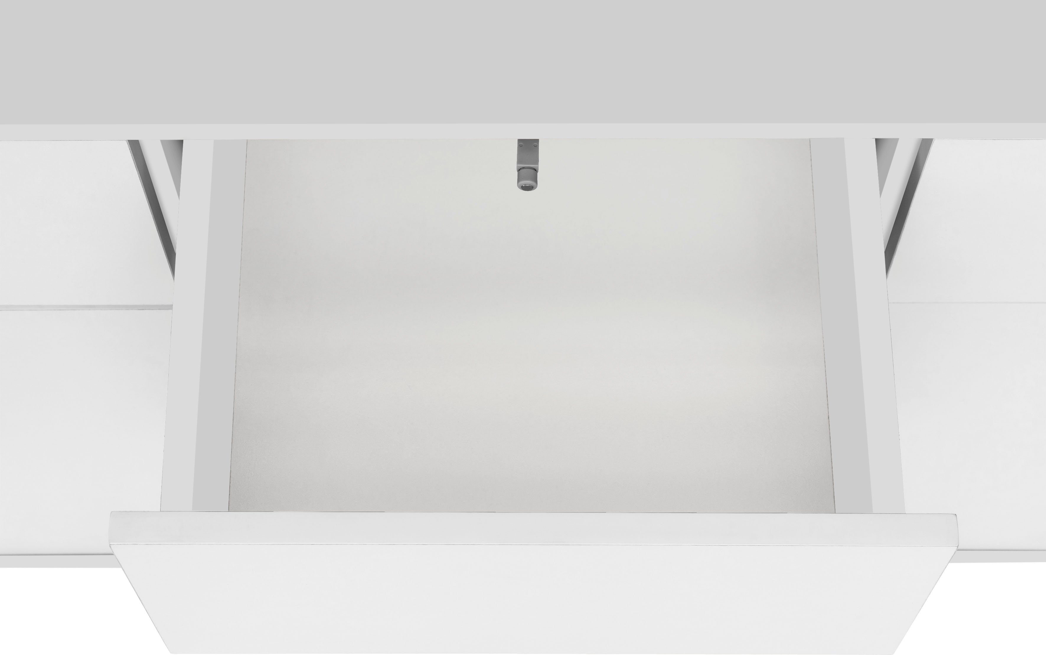 Home affaire Buffetkast Skandi 3 glasdeuren, 3 houten deuren en 3 laden, breedte 120 cm, hoogte 165 cm
