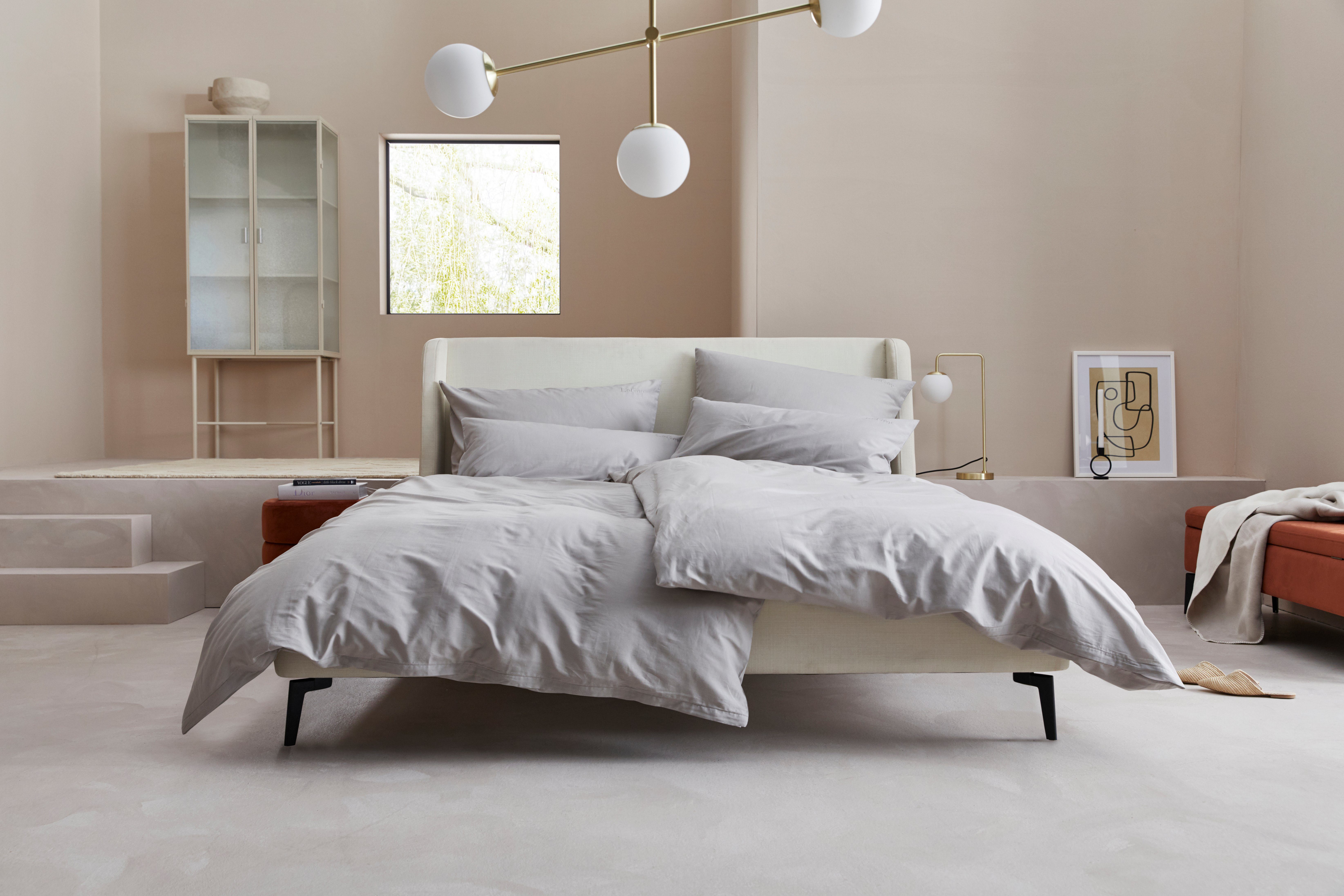 LeGer Home by Lena Gercke Gestoffeerd bed Mayra 3 verschillende kleuren en 2 stofkwaliteiten
