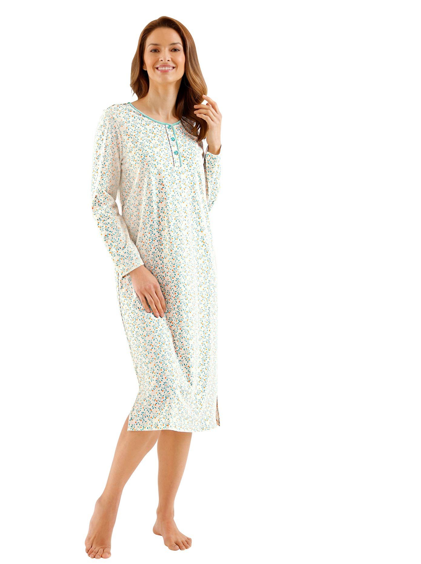 wäschepur Nachthemd n dames nachthemden maat 36/38 multicolor