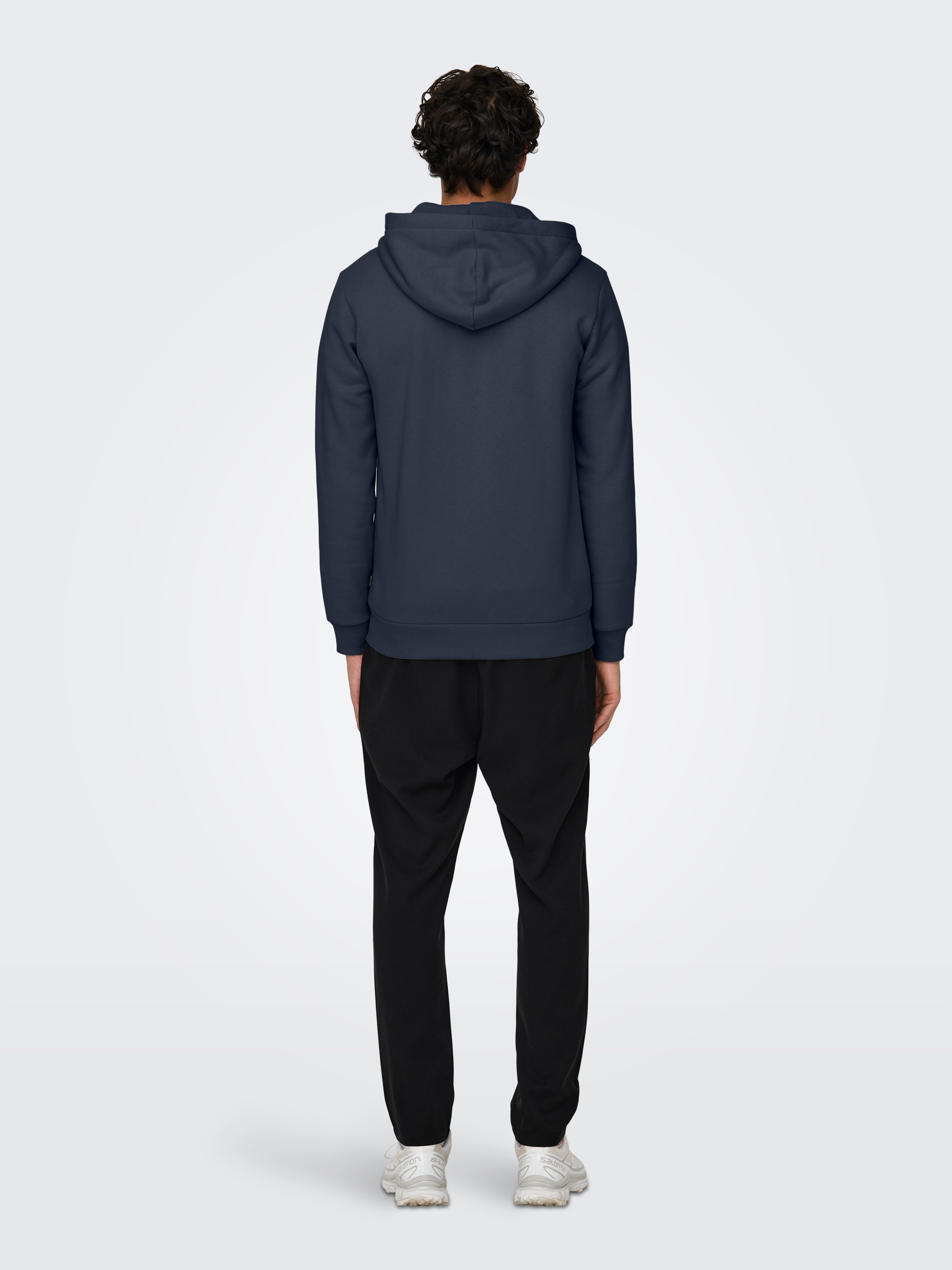 ONLY & SONS Capuchonsweatvest ONSCERES ZIP THR. HOODIE SWEAT NOOS