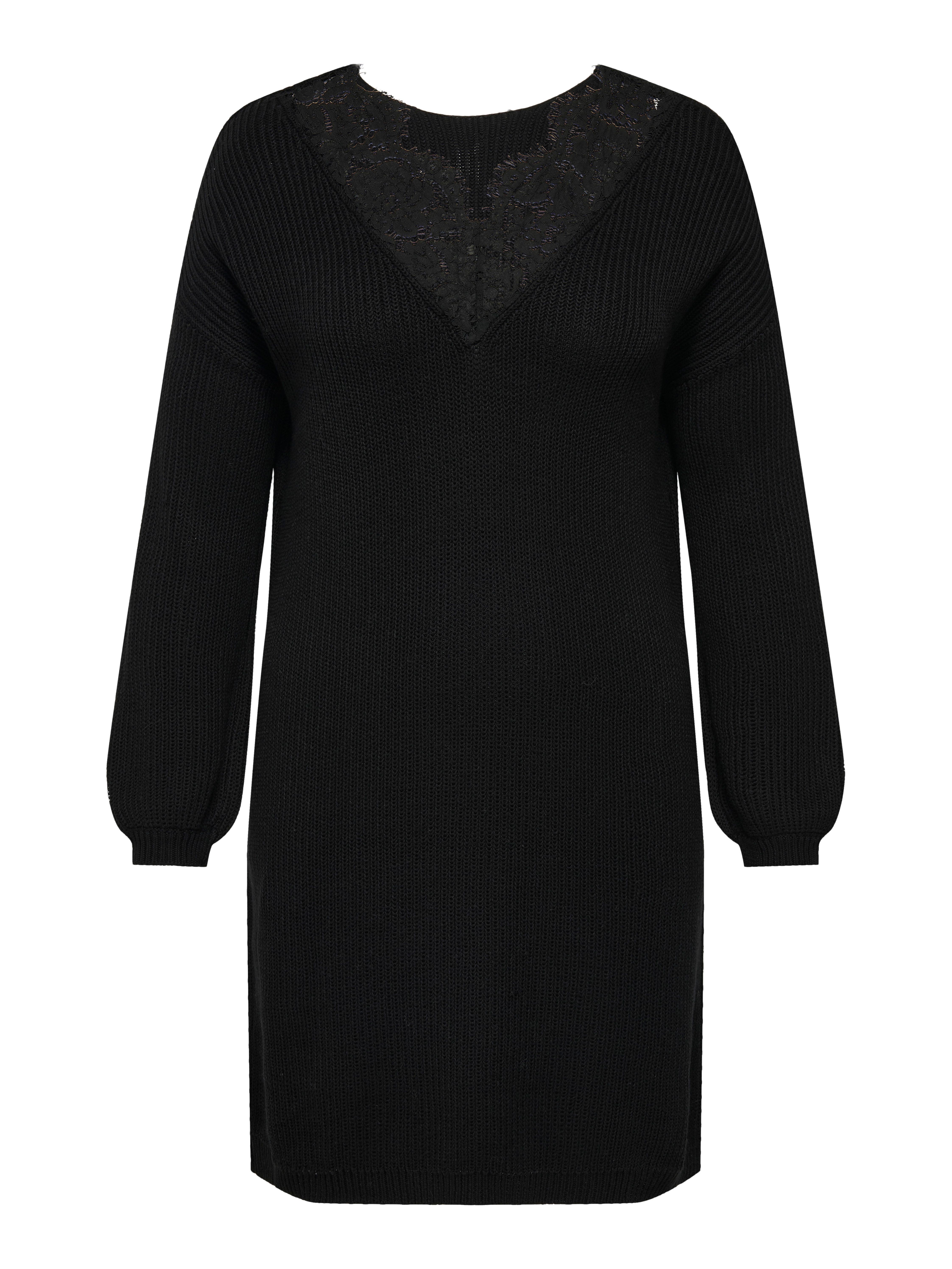 ONLY CARMAKOMA Gebreide jurk CARXENIA LIFE L S DRESS KNT