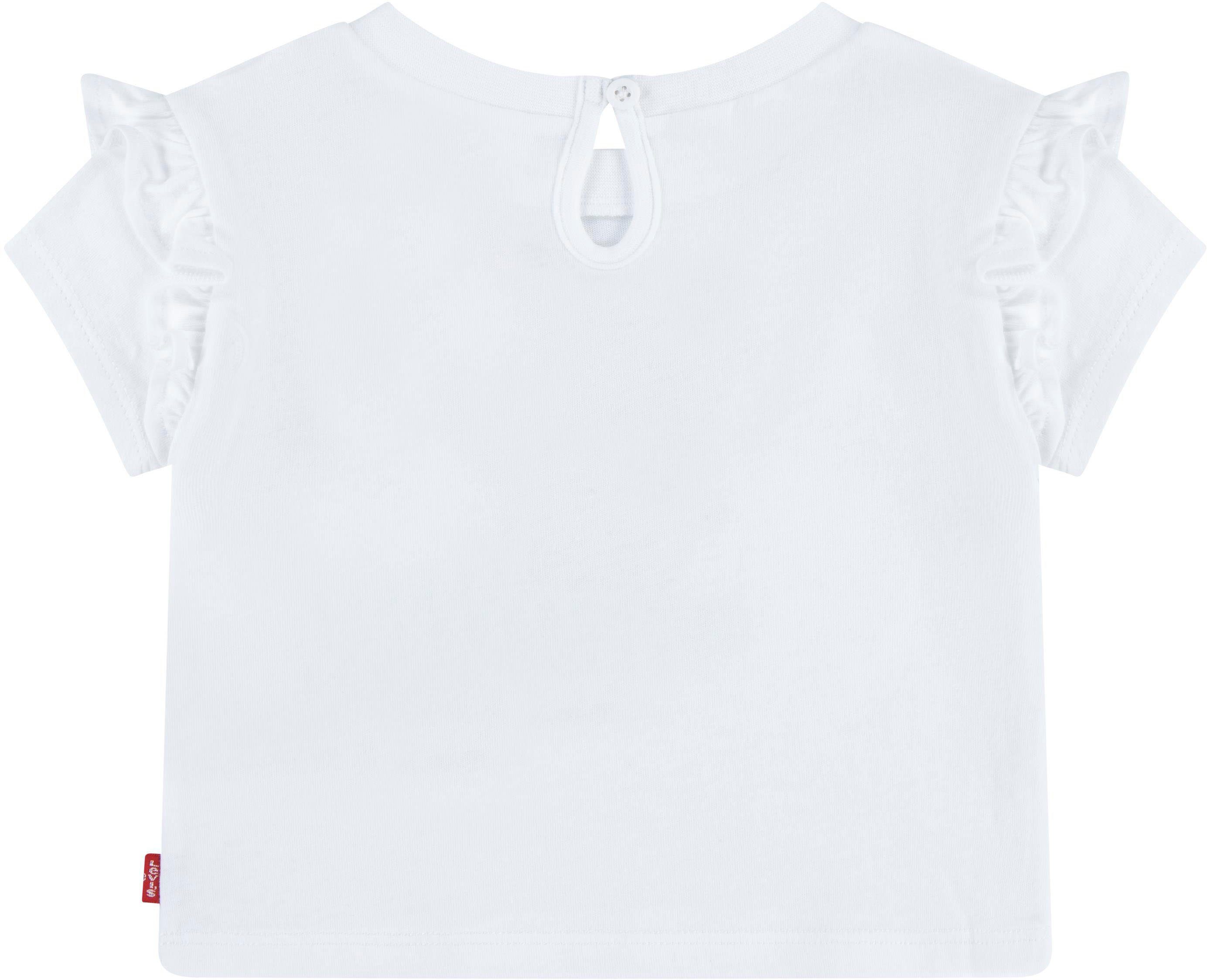 Levi's Kidswear Shirt met print LVG HULA RUFFLE SHOULDER TEE