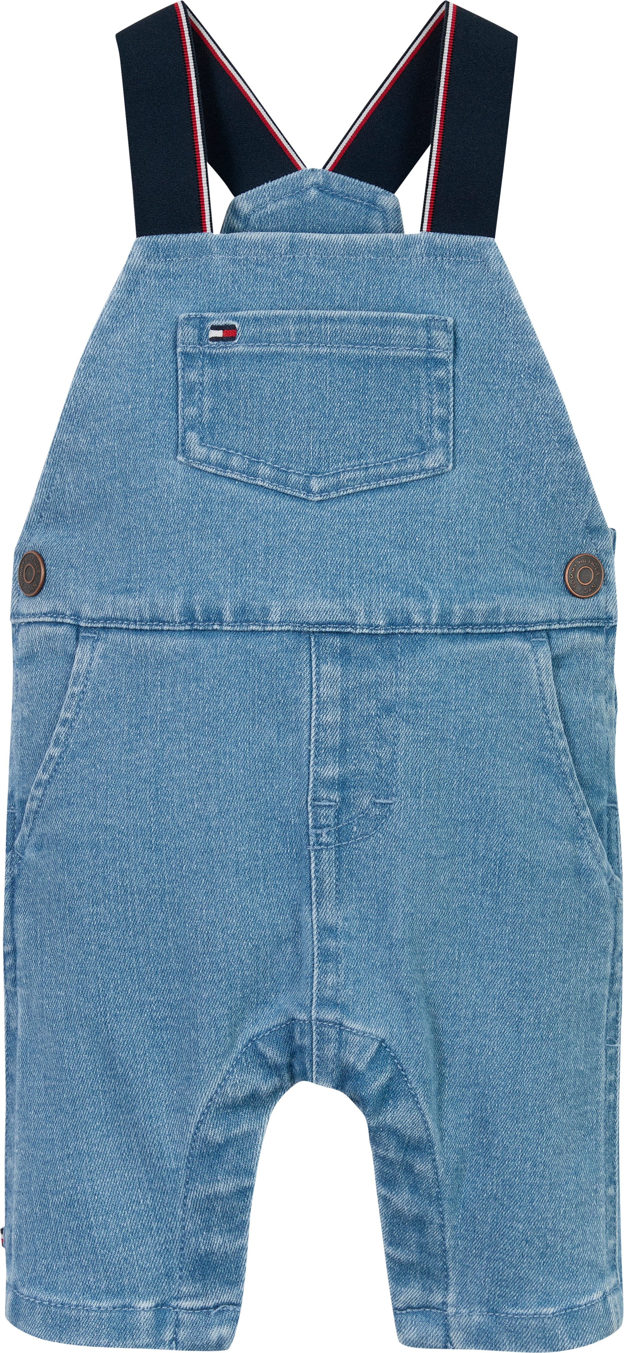 Tommy Hilfiger Tuinbroek DENIM DUNGAREE met logostiksel, met knoopsluiting