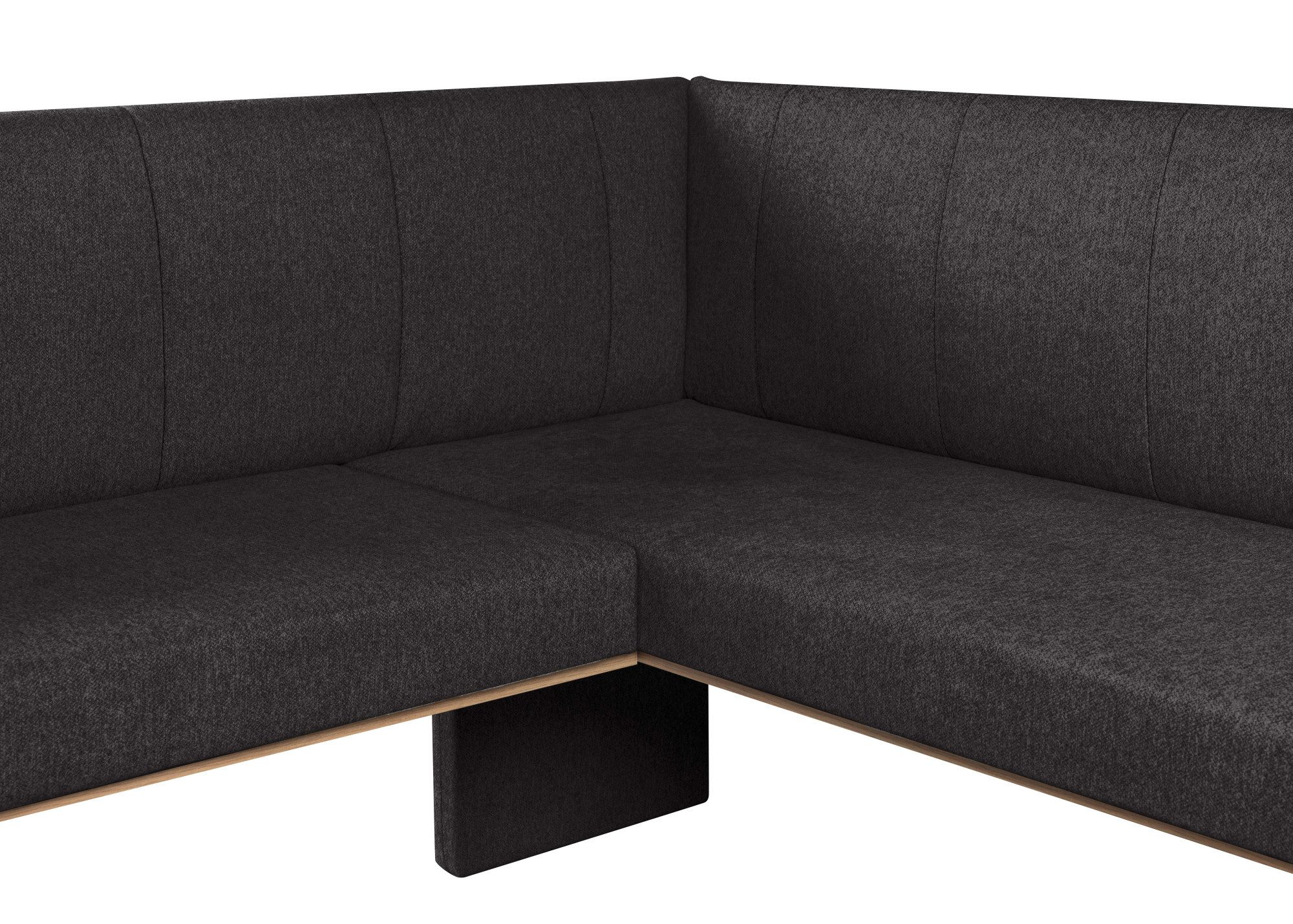 Home affaire Eethoek Nina Eetkamer zitgroep stoelen tafel en bank comfortabel gepolsterd (4-delig)