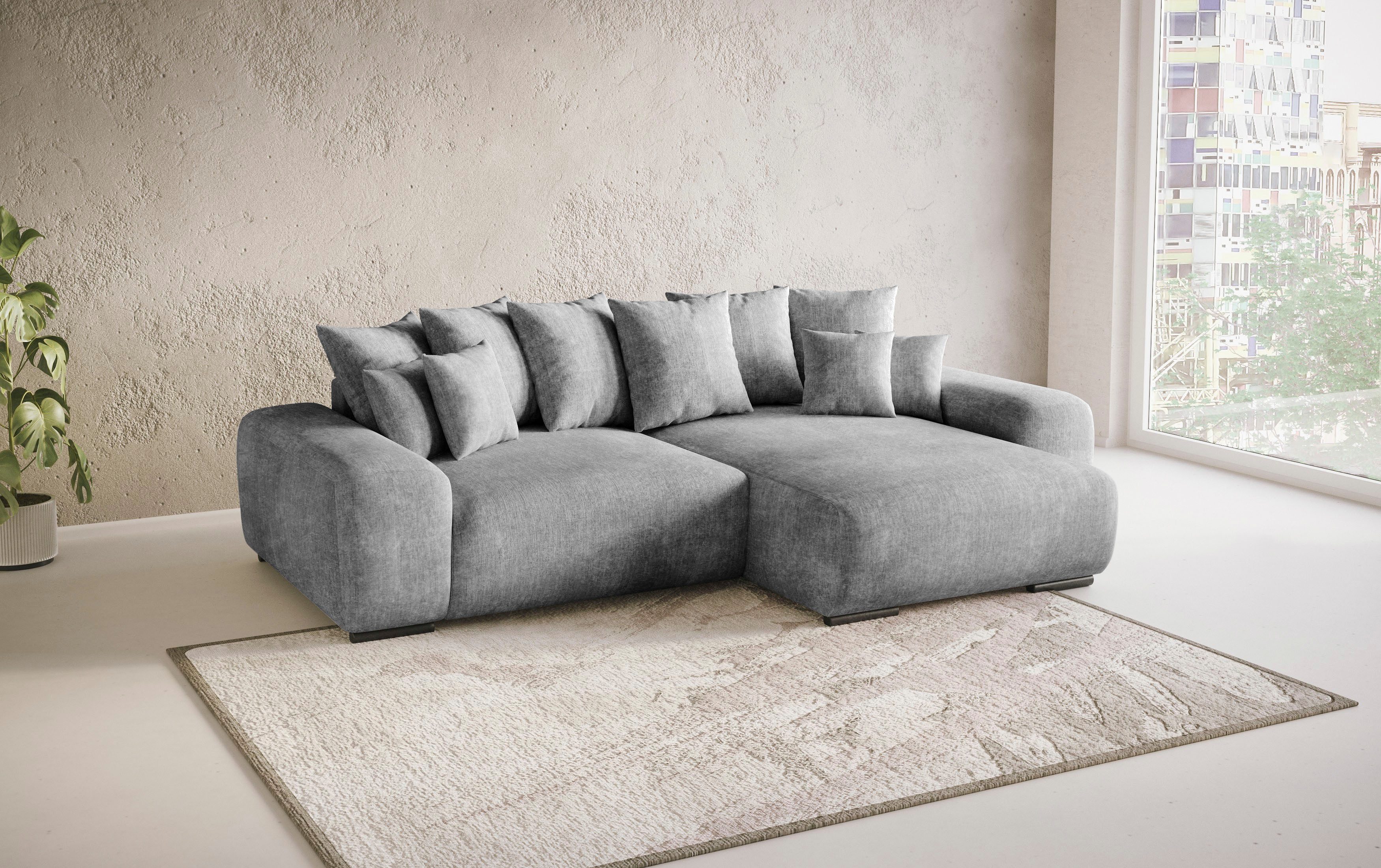 Mr. Couch Hoekbank Sundance II Doorlopende slaper met EasyBett-slaapfunctie, bedlade