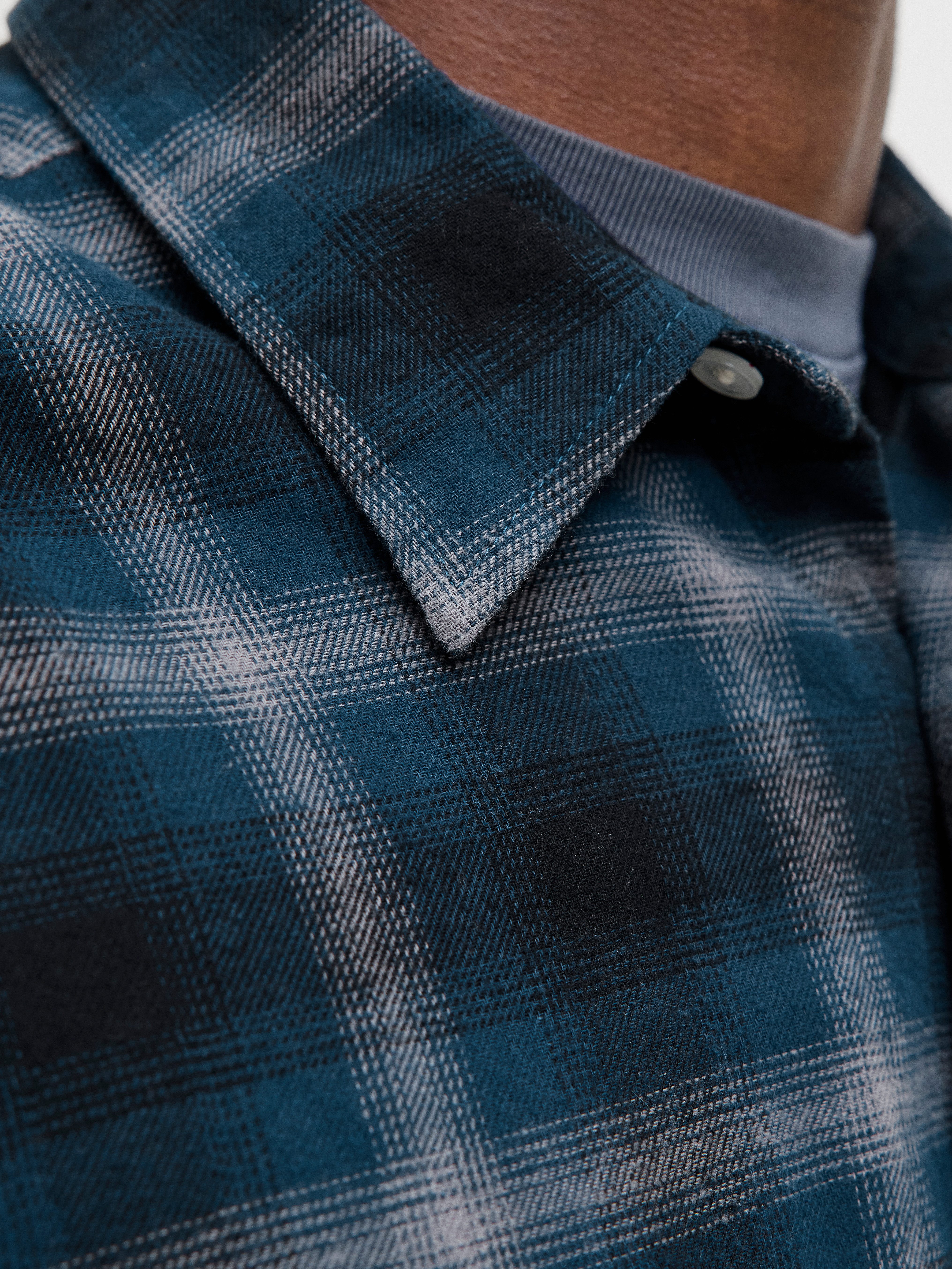 Jack & Jones Overhemd met lange mouwen JCOCOVER CHECKED FLANNEL SHIRT LS