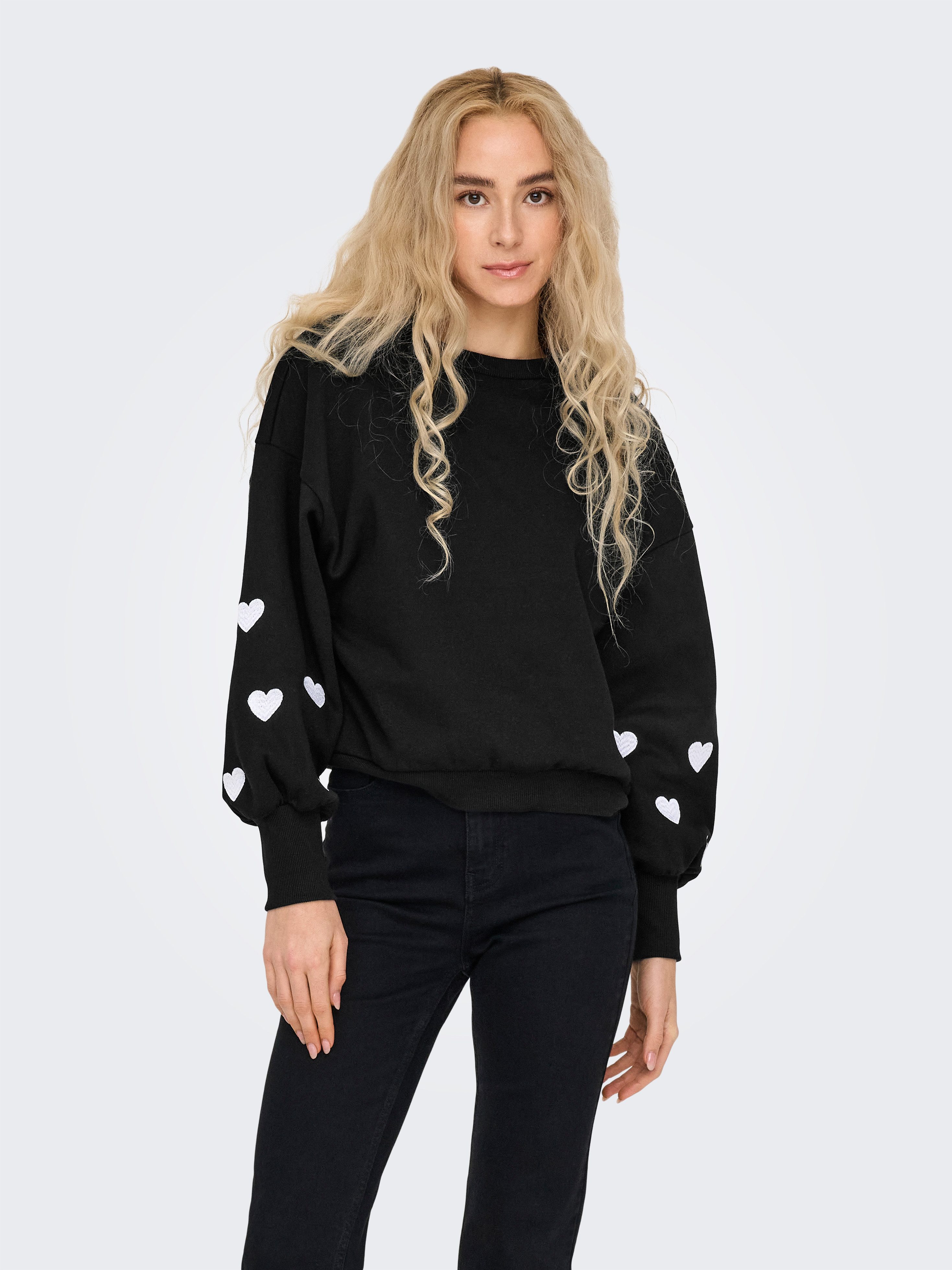 Only Sweatshirt ONLBECCA L/S O-NECK SWT