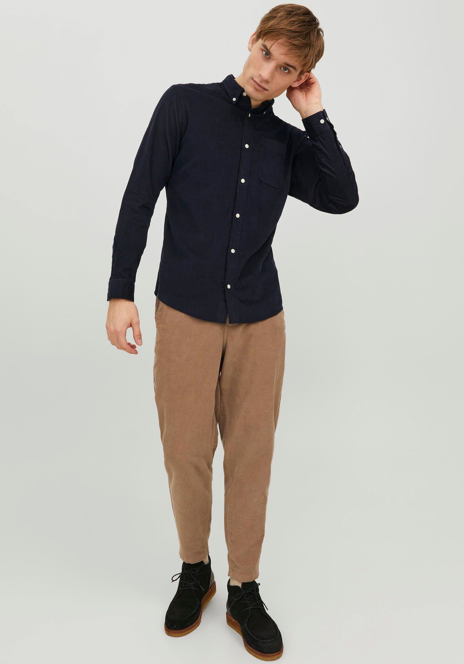 Jack & Jones Overhemd met lange mouwen JJECLASSIC CORD SHIRT LS SN