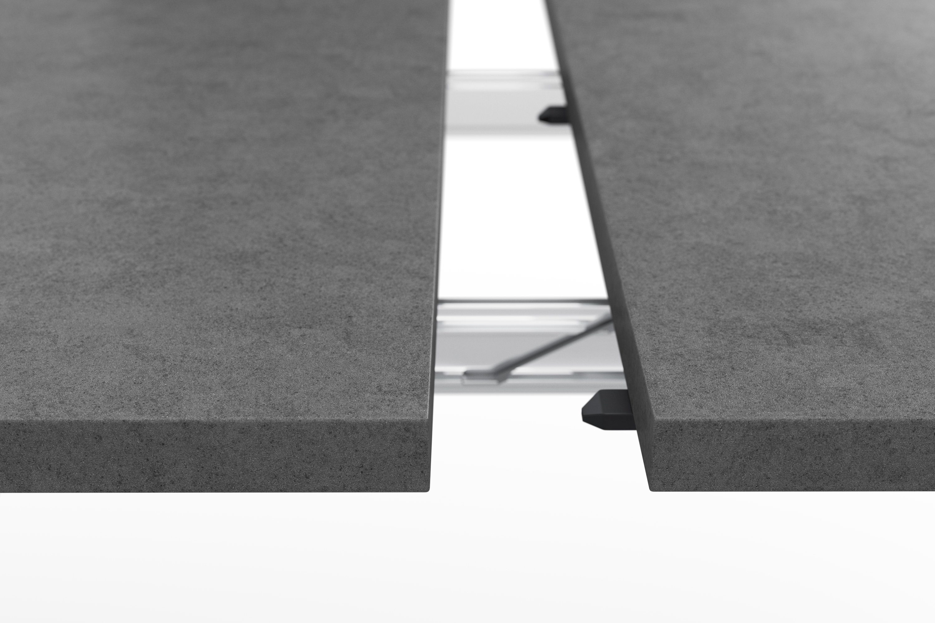 Mäusbacher Eettafel Comfort tafel TOPSELLER! Mäusbacher eettafel met V-frame en voetplaat. Breedte 180-280