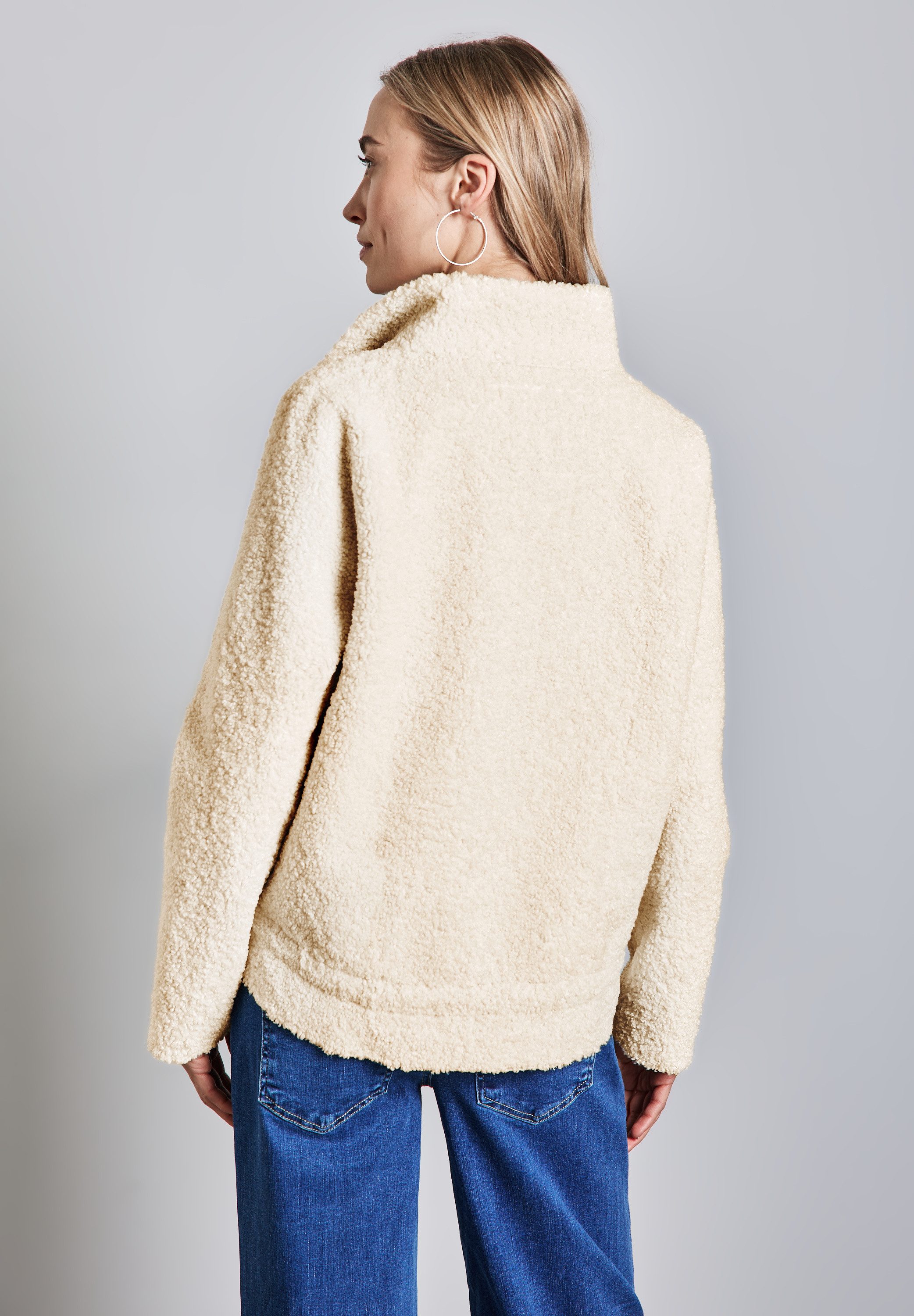 STREET ONE Jasje met shearling-details