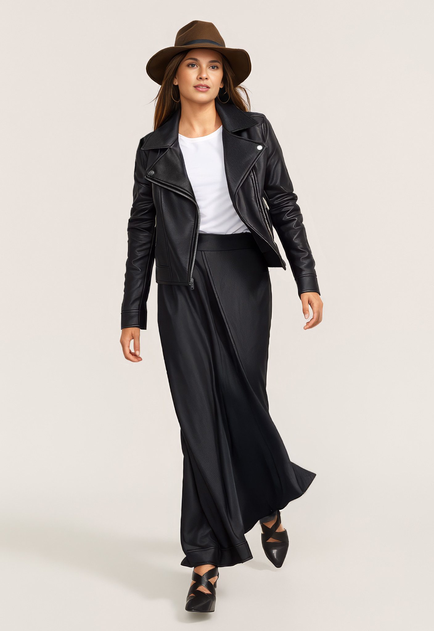 Only Imitatieleren jack ONLSABINE FAUX LEATHER BIKER OTW