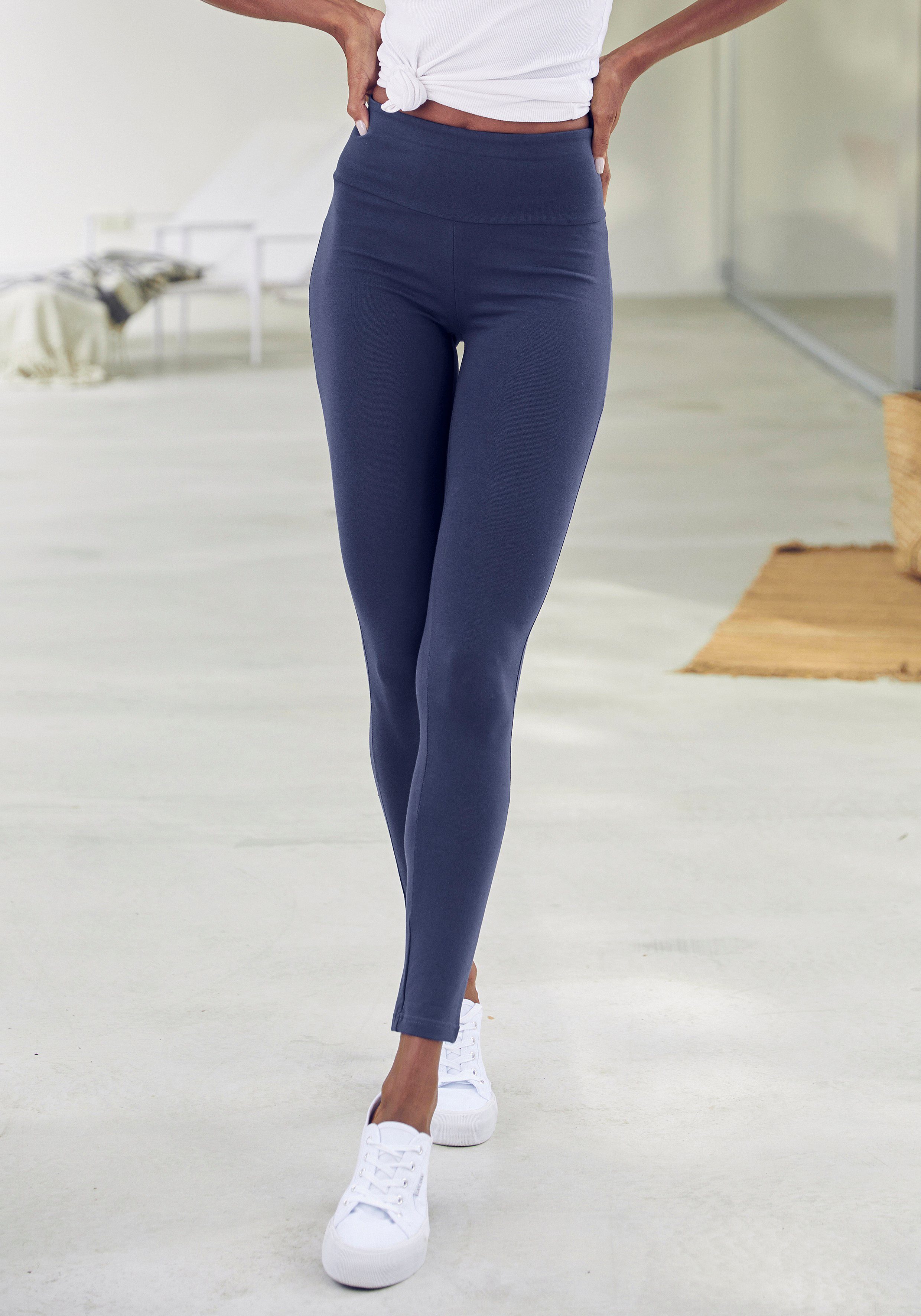Lascana Legging met brede boord