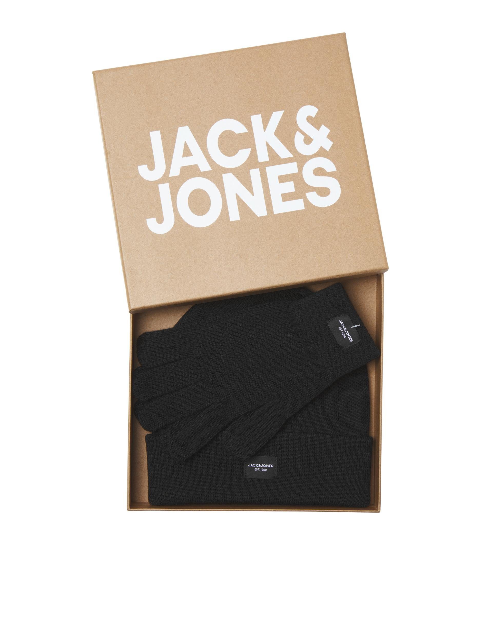 Jack & Jones Gebreide muts JACBEANIE & GLOVE KNIT GIFTBOX (set 2 stuks)